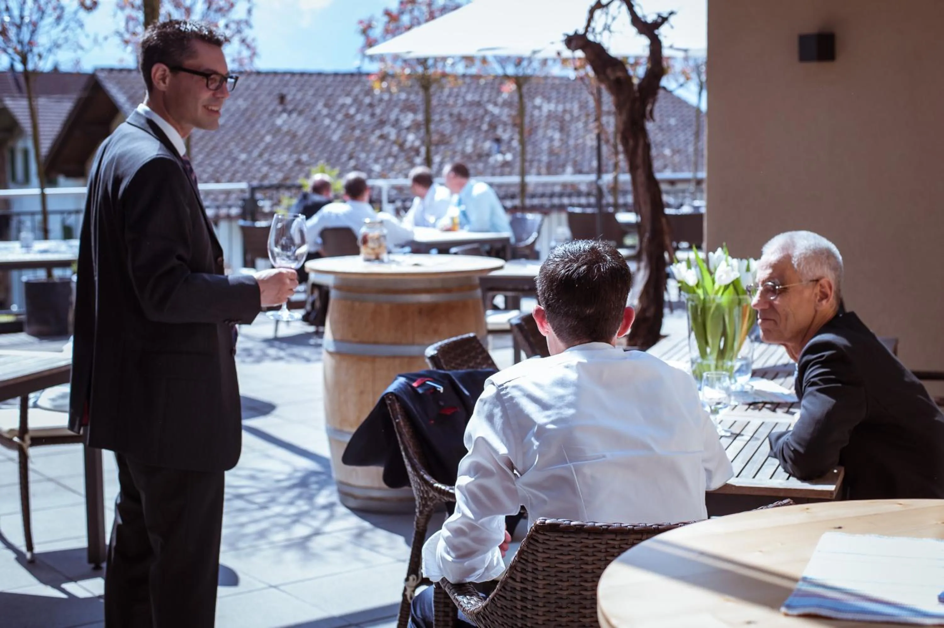 Balcony/Terrace in Hotel Weinstube