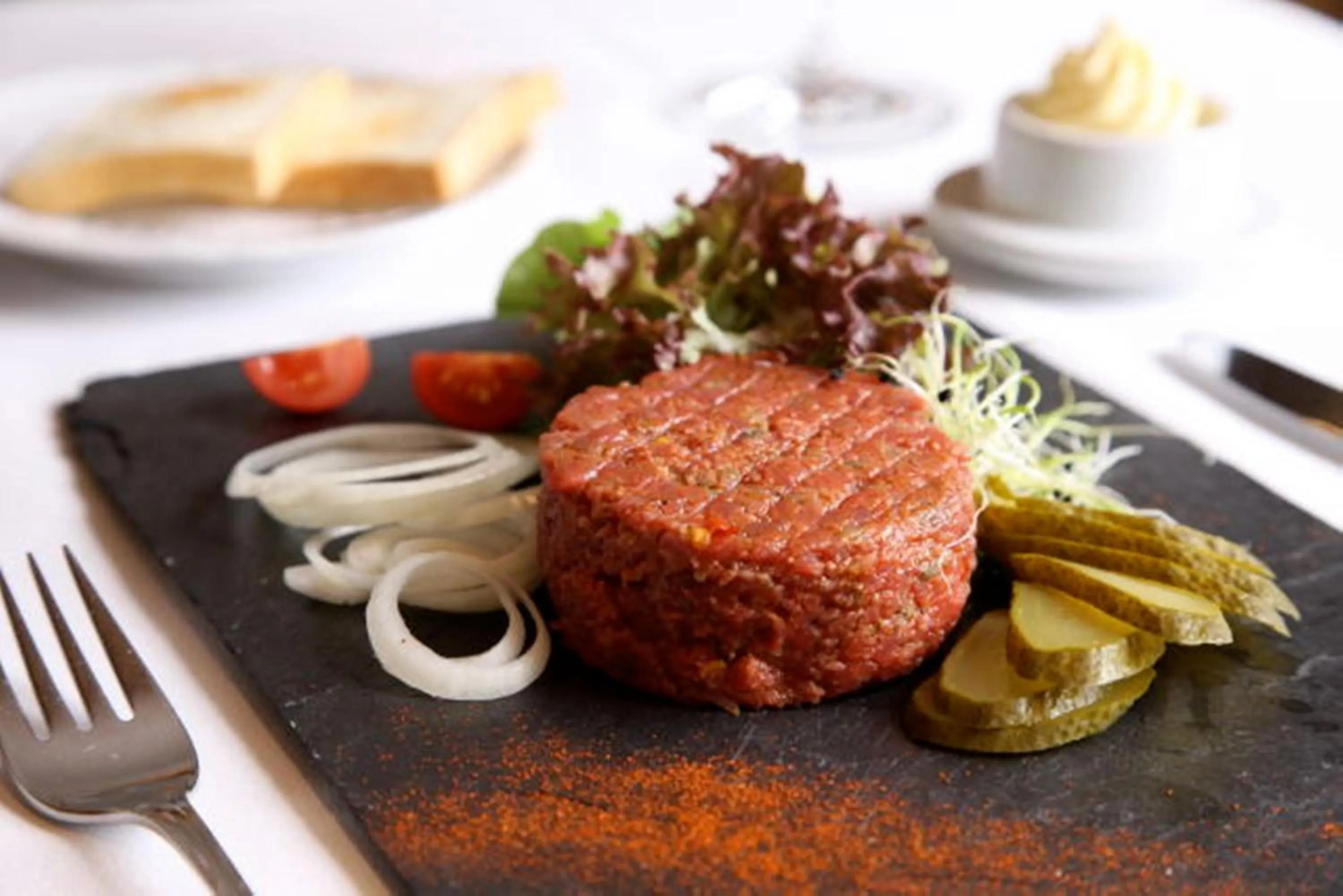 Food close-up in Hotel Weinstube