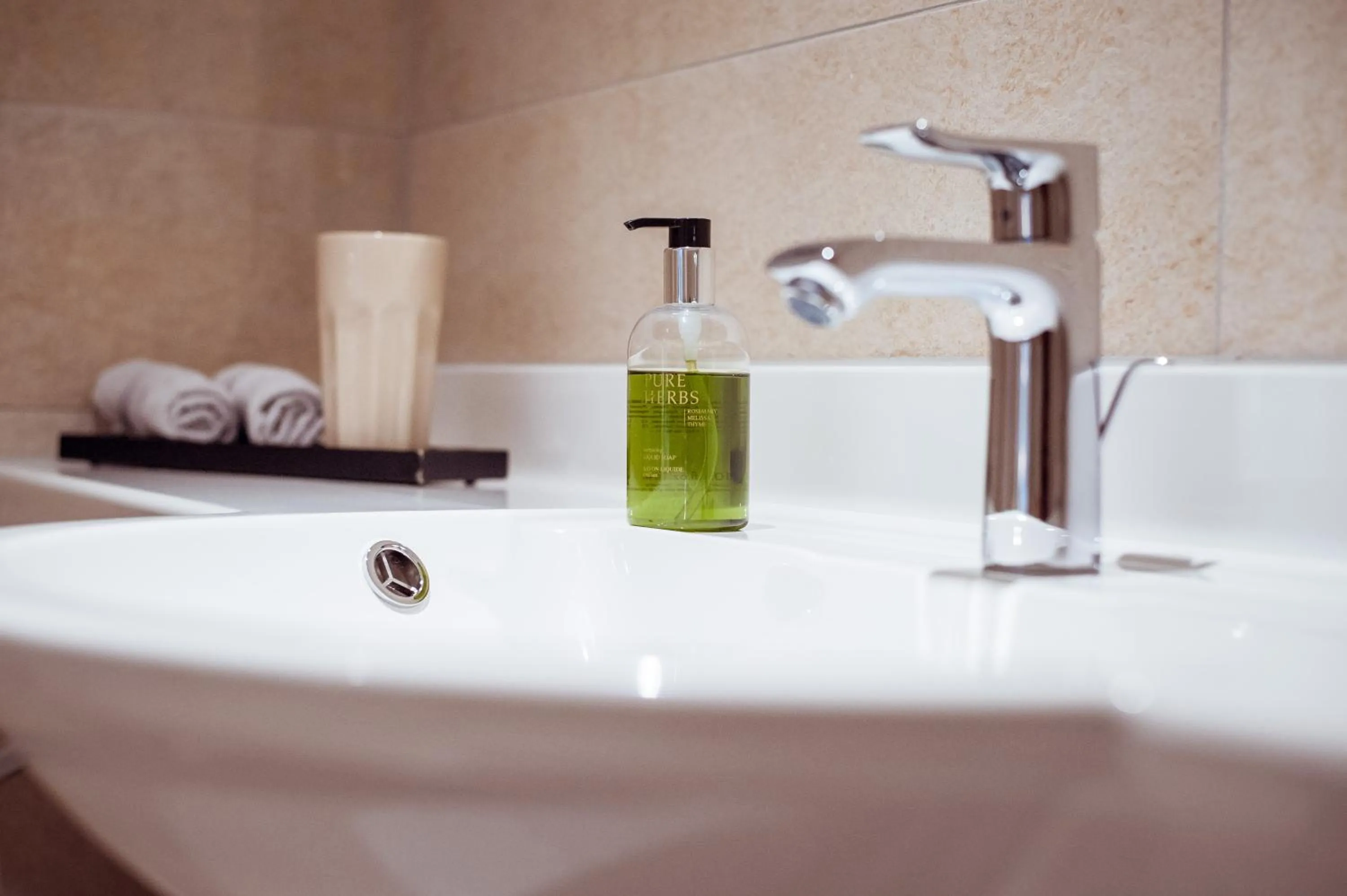 Bathroom in Hotel Weinstube