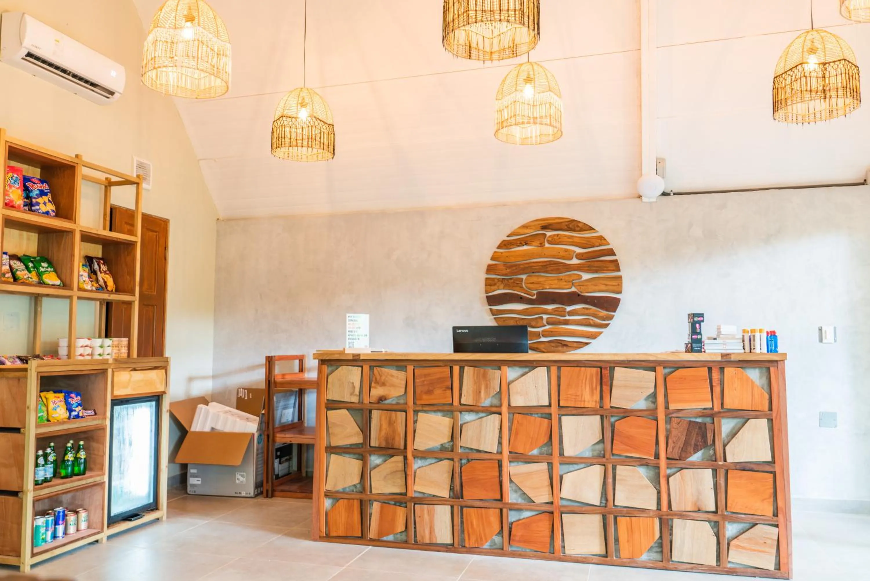 Lobby or reception in Selina River Venao