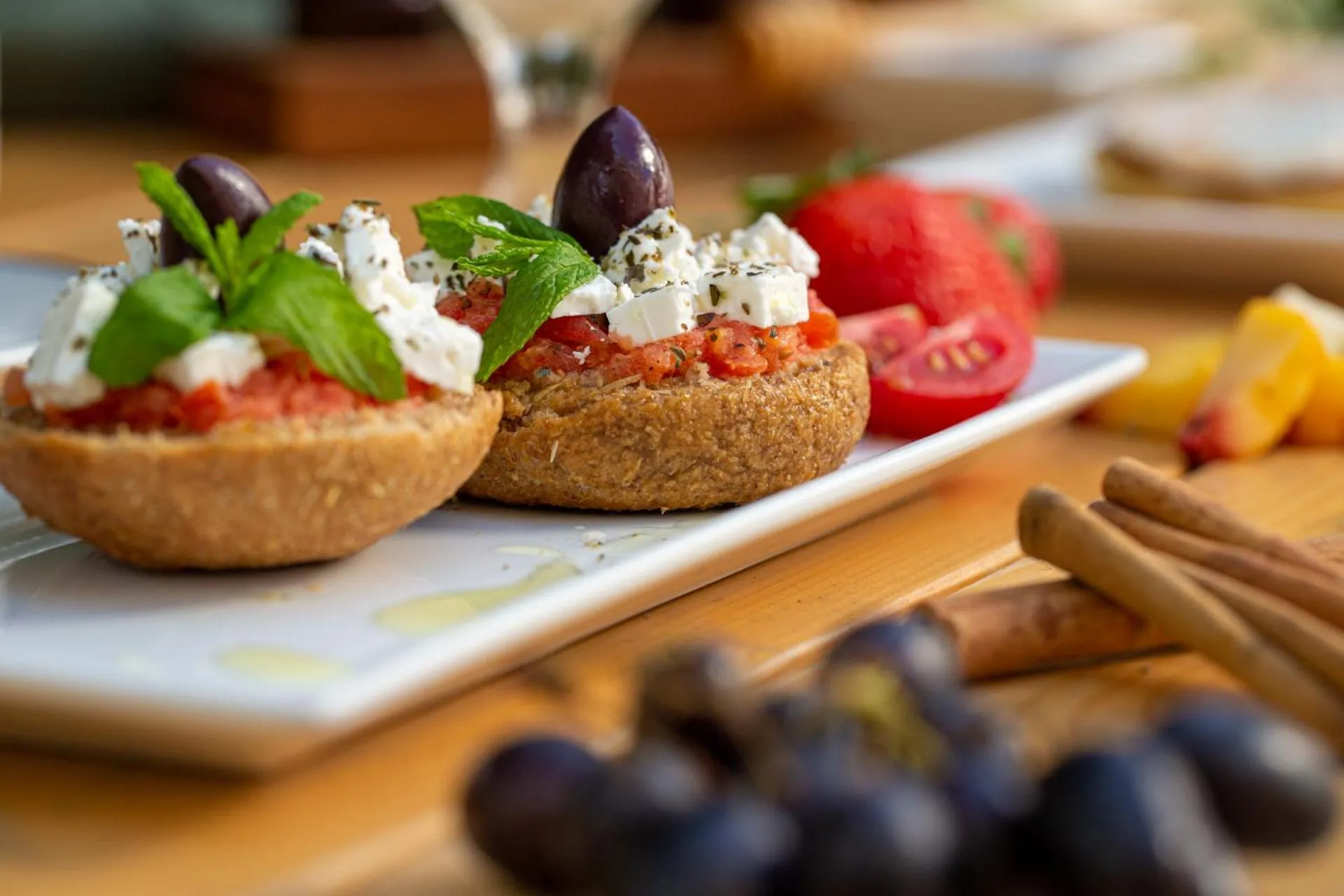 Food close-up in Pavlos Hotel