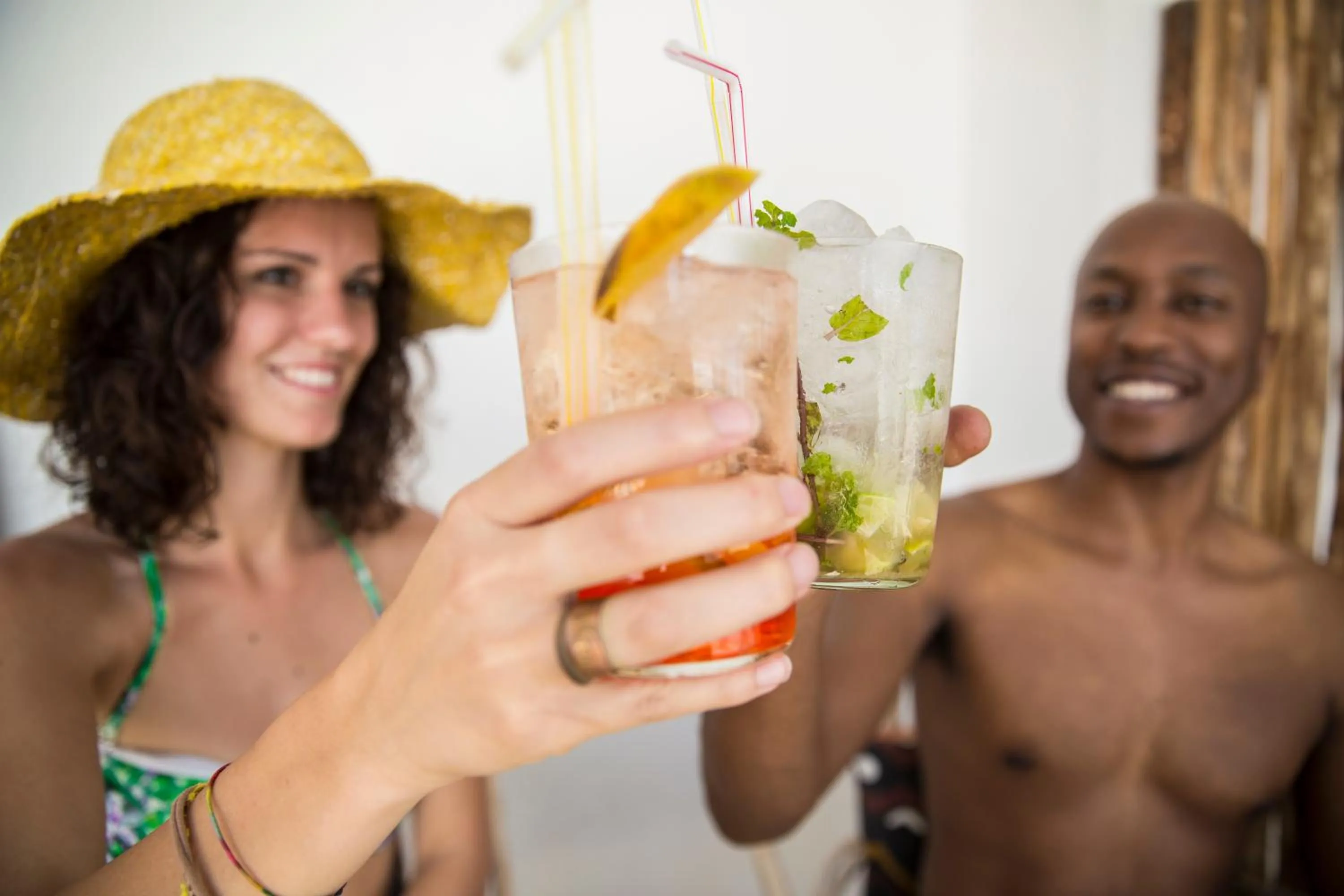 Garden view in The Loop Beach Resort