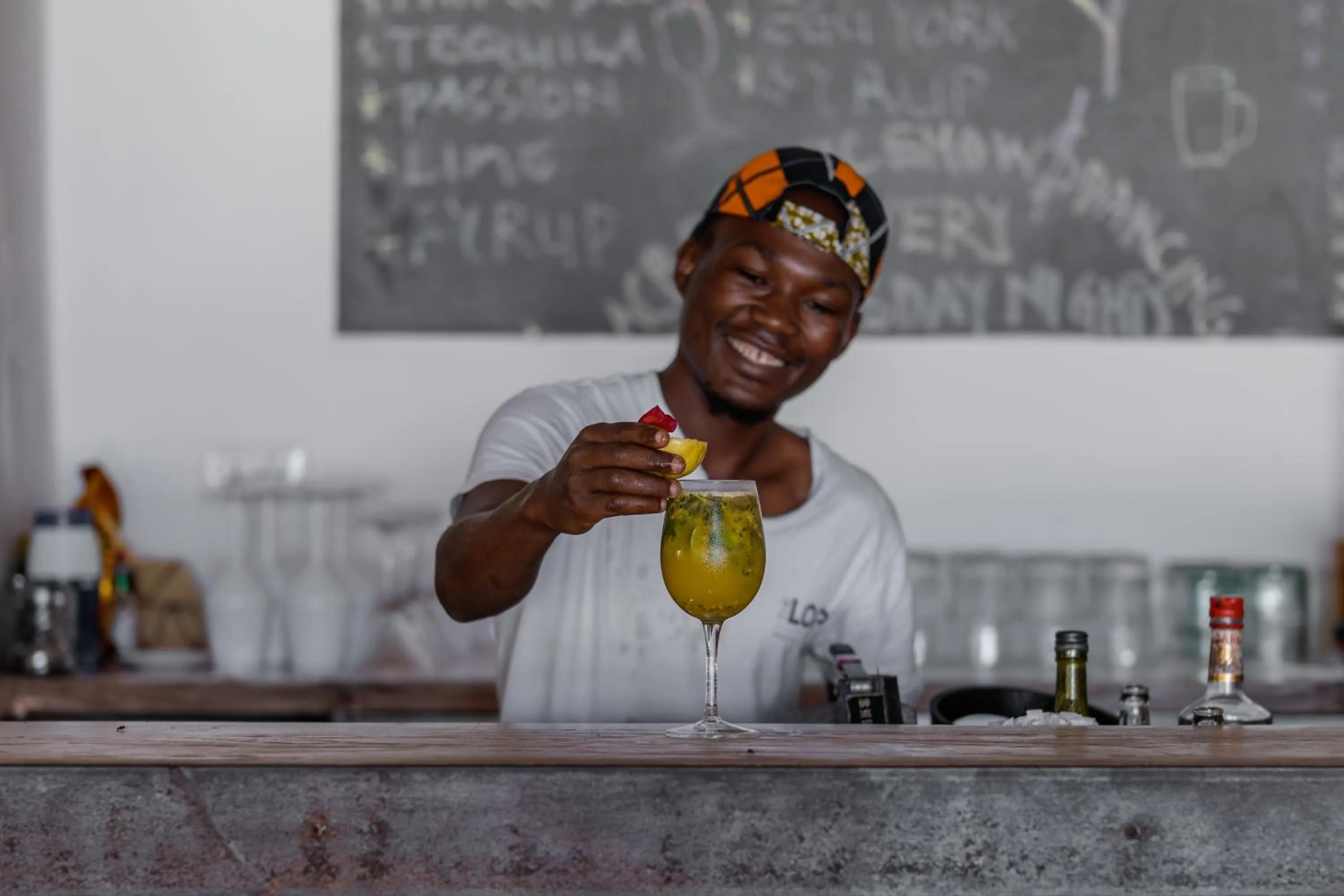 Lounge or bar in The Loop Beach Resort