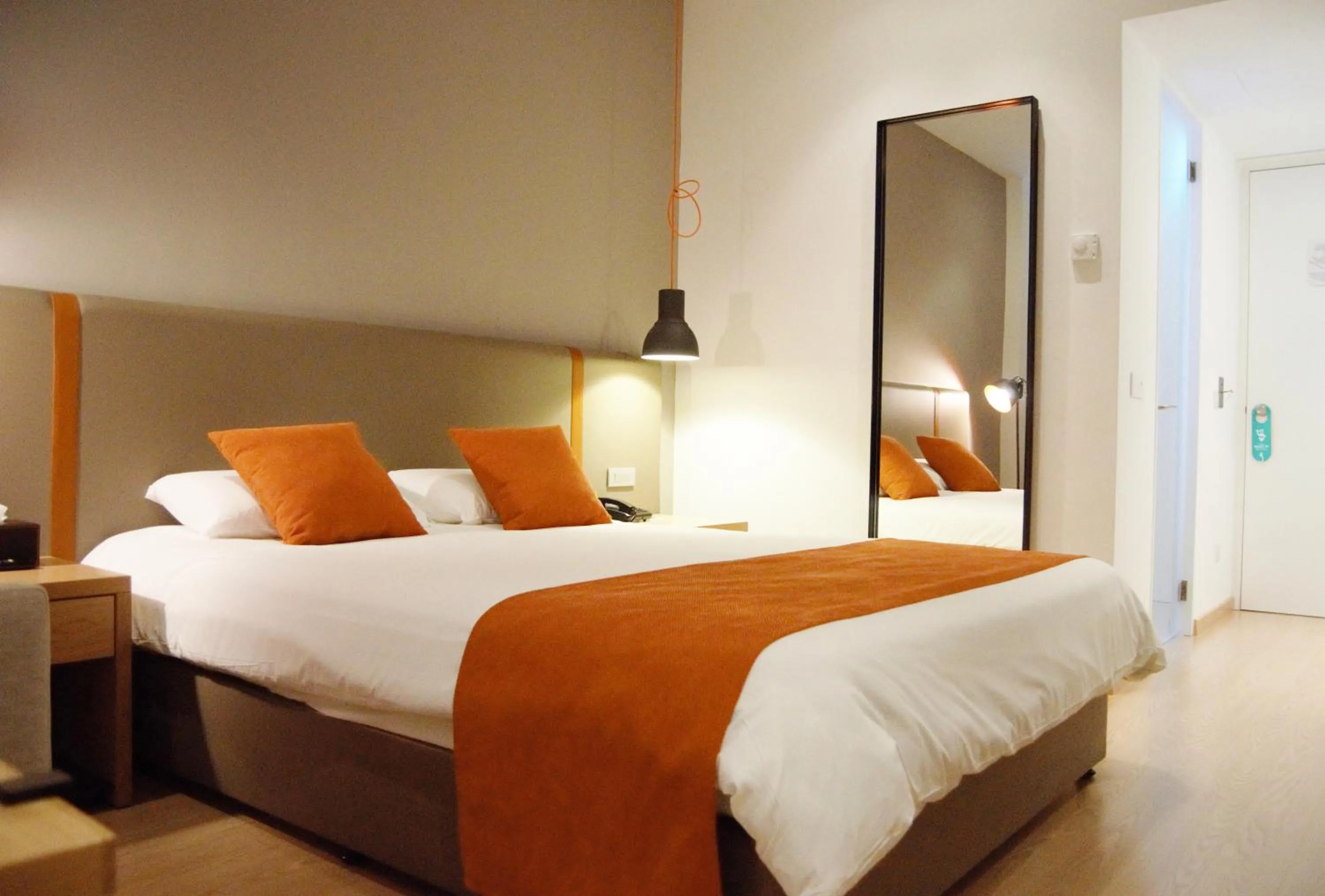 Bed in Crystal Springs Beach Hotel