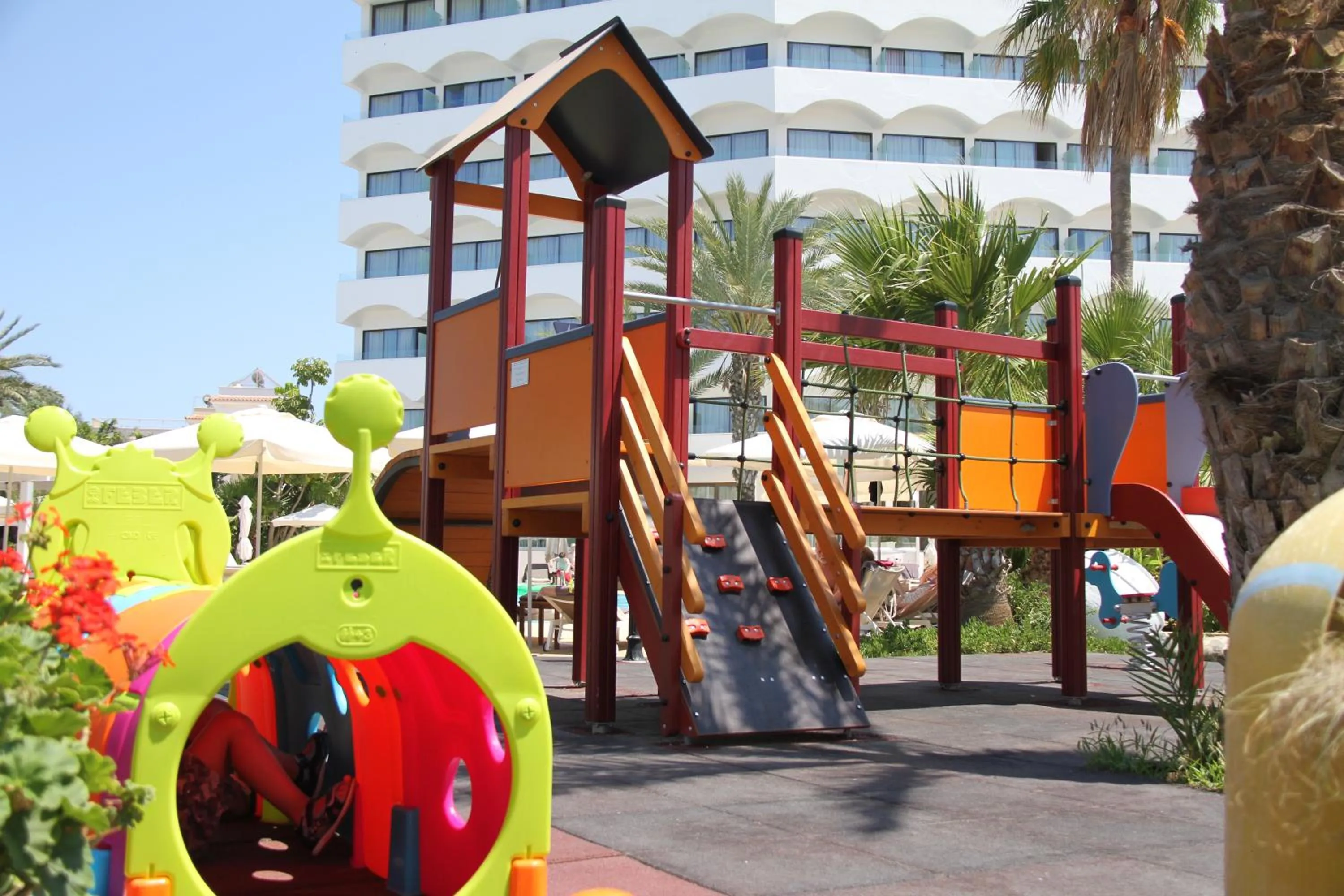Children play ground in Crystal Springs Beach Hotel