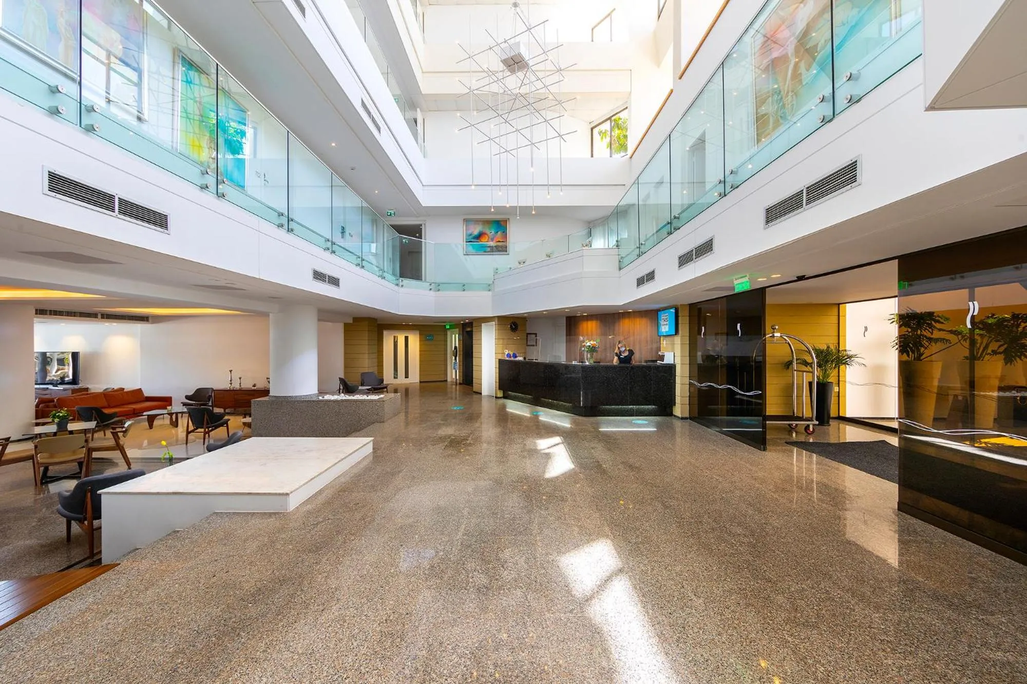 Lobby or reception in Crystal Springs Beach Hotel