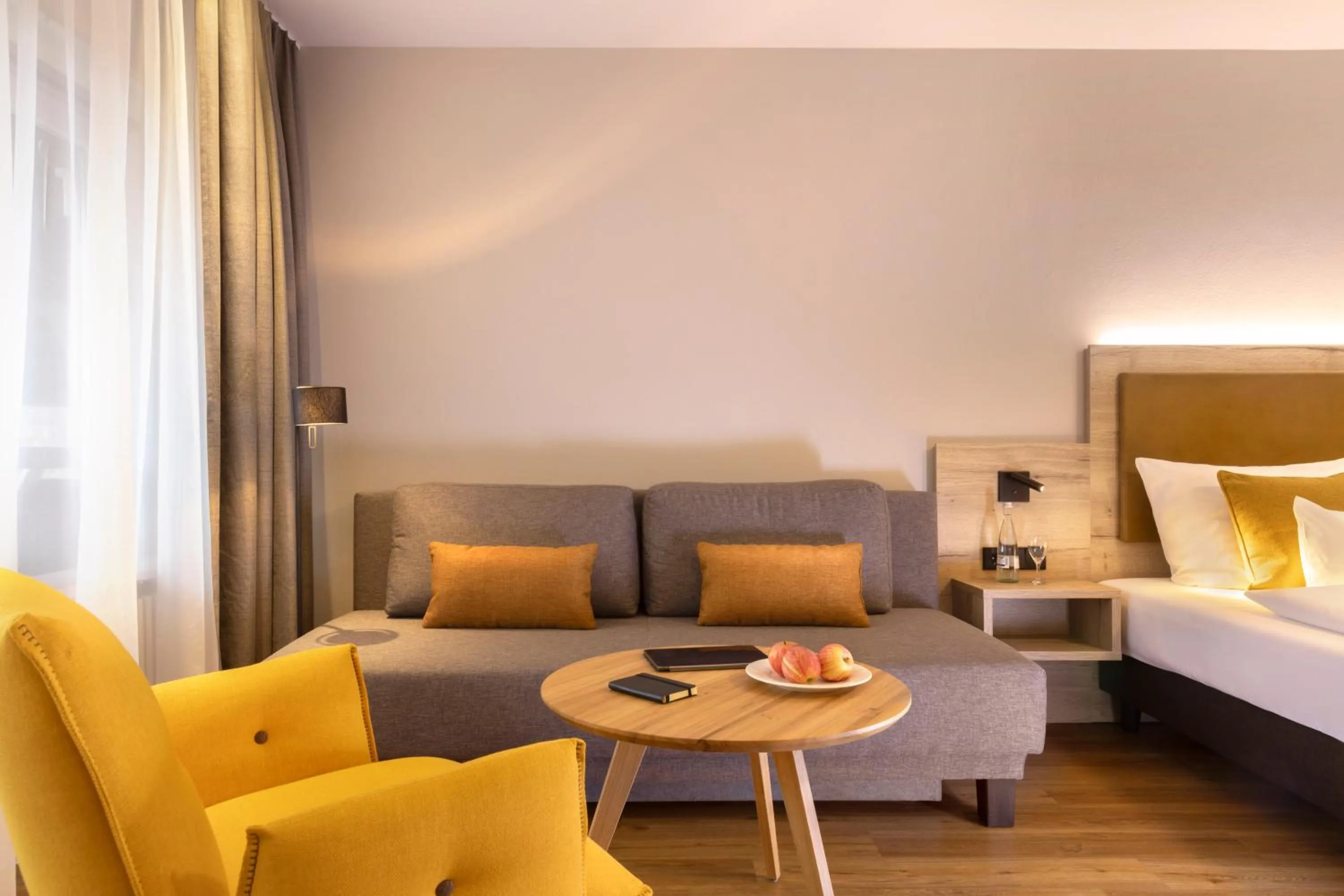 Photo of the whole room, Bed in Sonnenhof Hotel & Spa