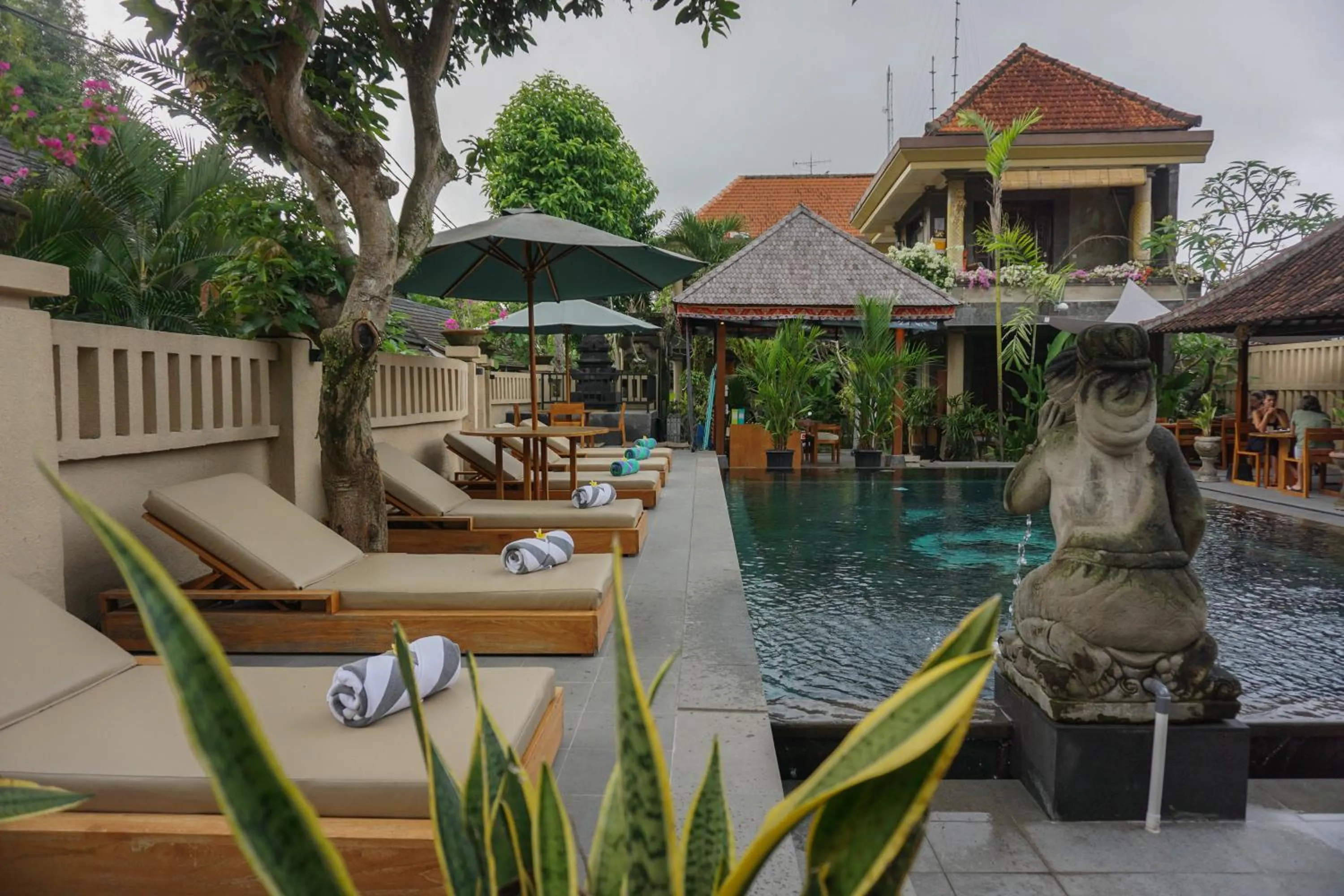 Swimming pool in Ubud Aura Retreat