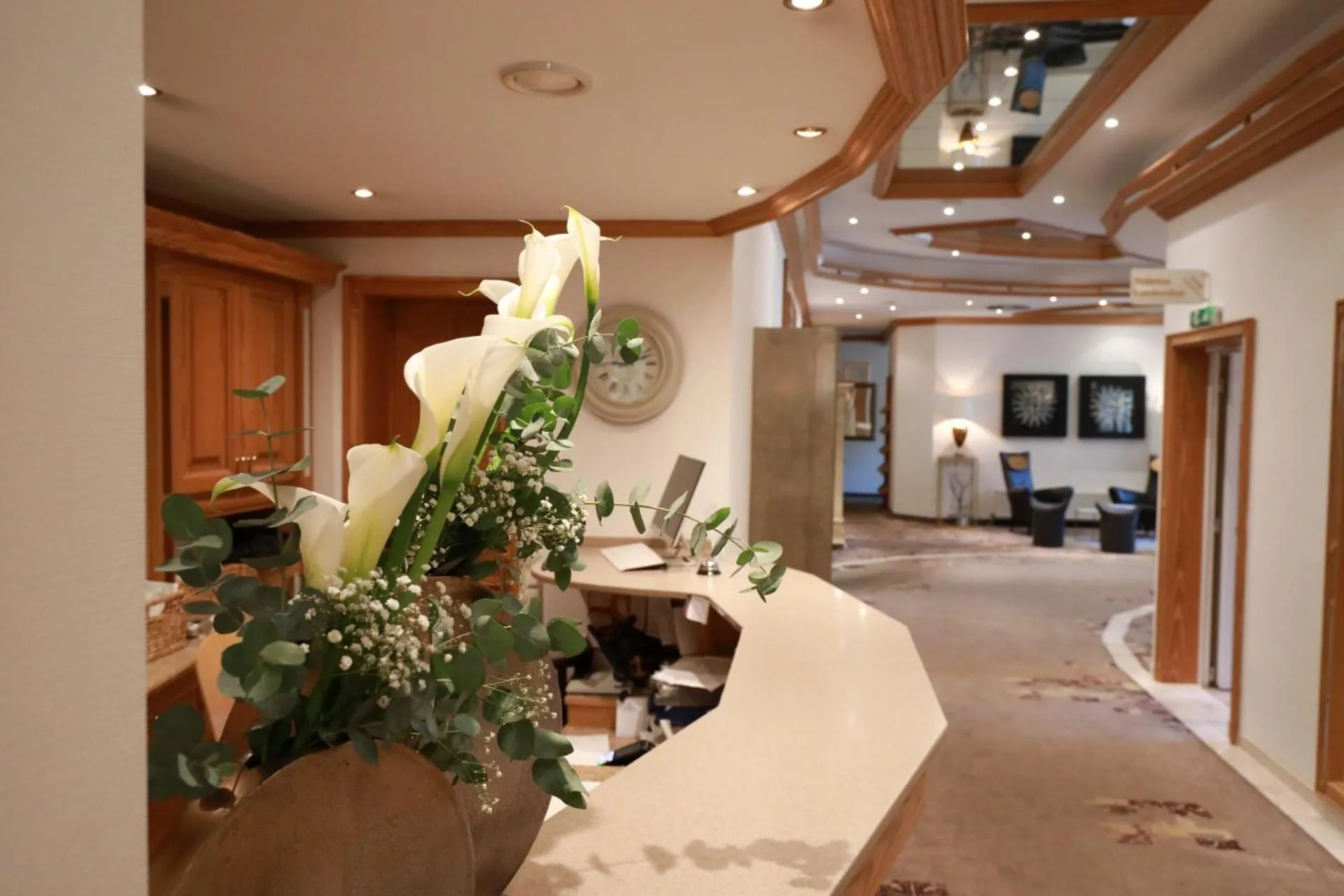 Lobby or reception in Hotel Robben