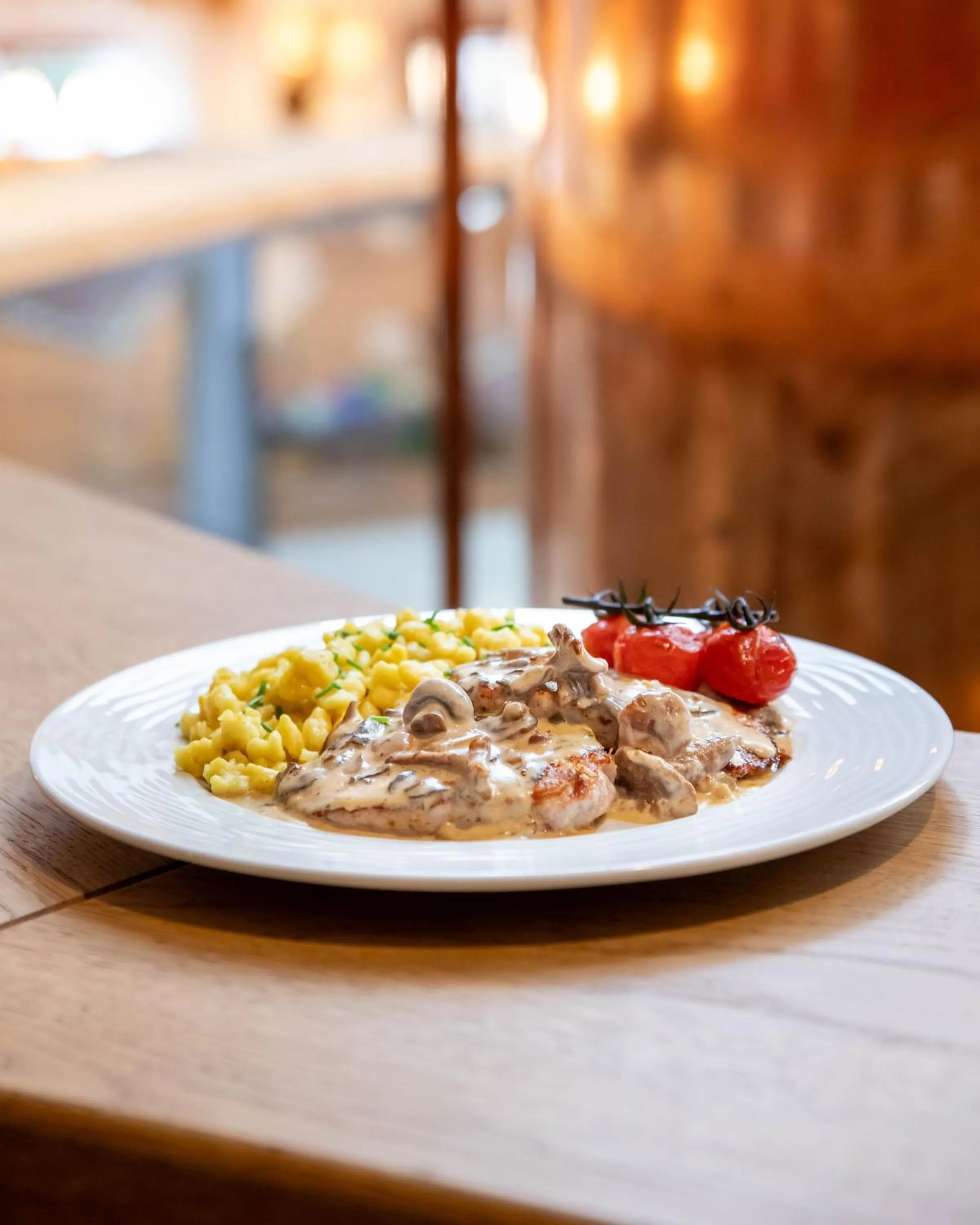 Restaurant/places to eat in Hotel zur Isar