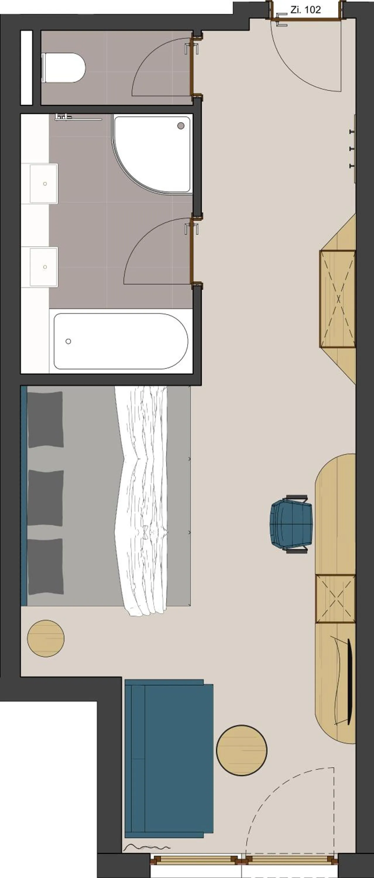 Photo of the whole room in Familotel Kindl