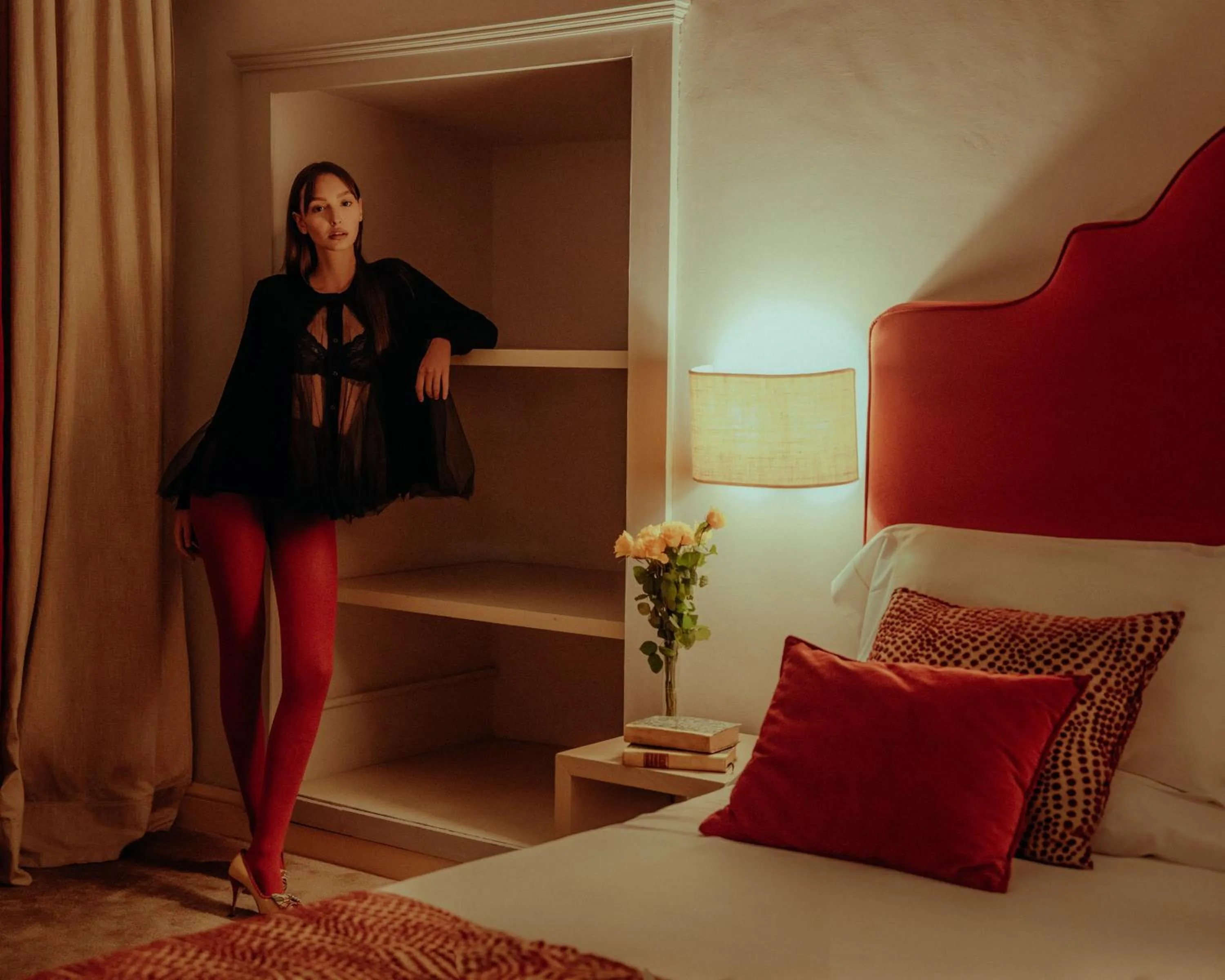 Bedroom, Bed in Palazzo Franceschini