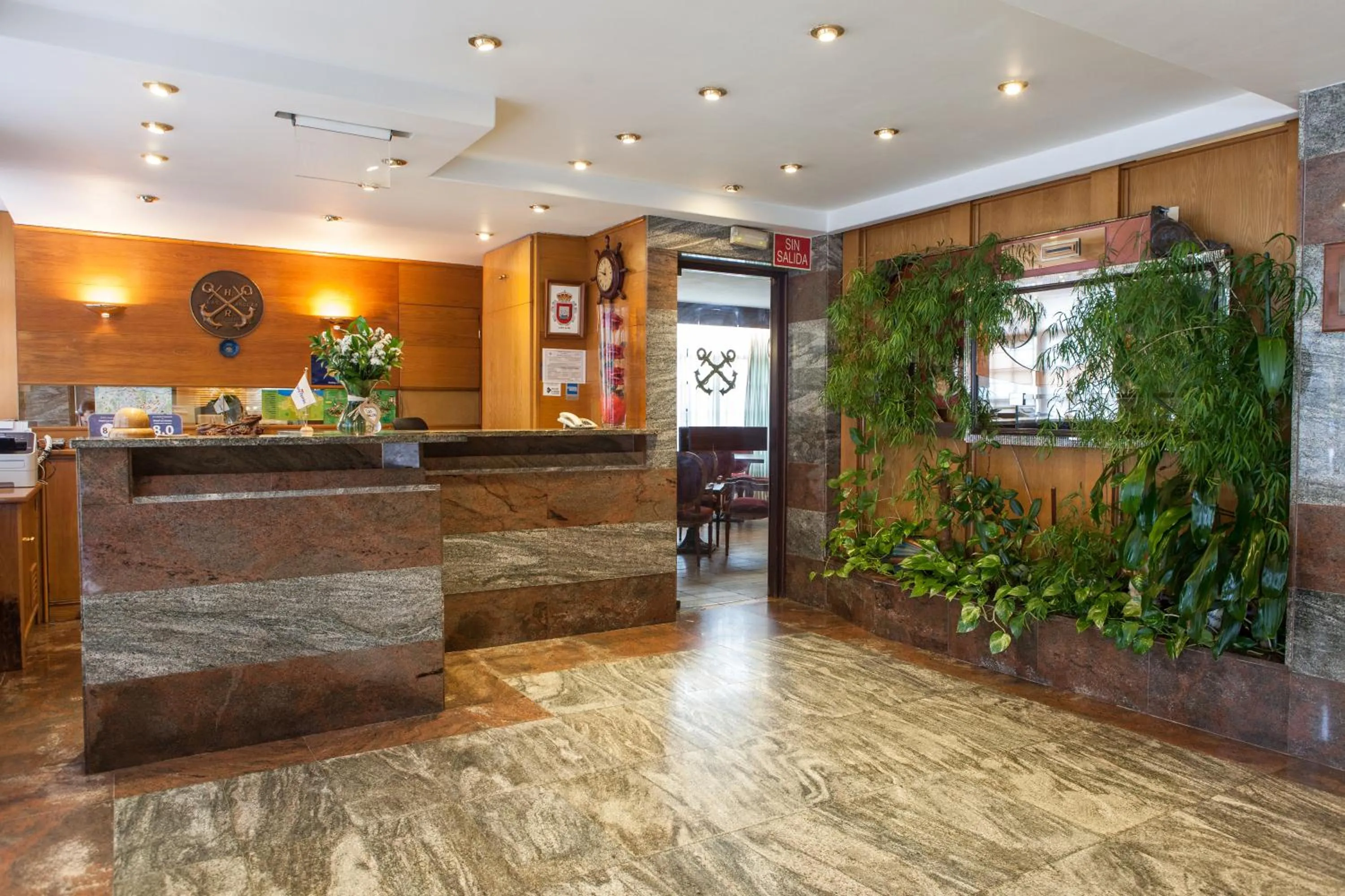 Lobby or reception in Hotel Las Anclas