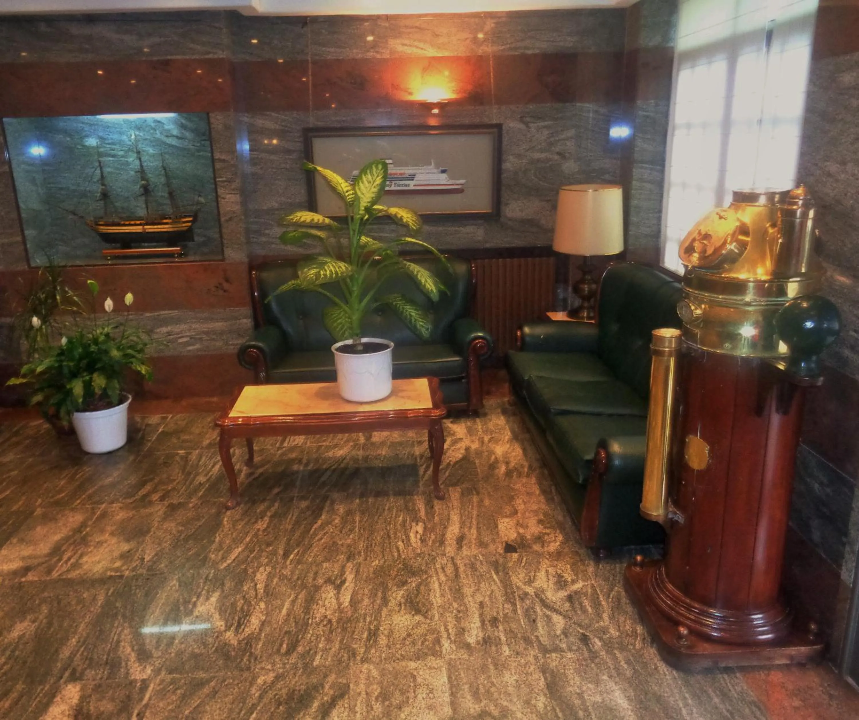 Decorative detail in Hotel Las Anclas