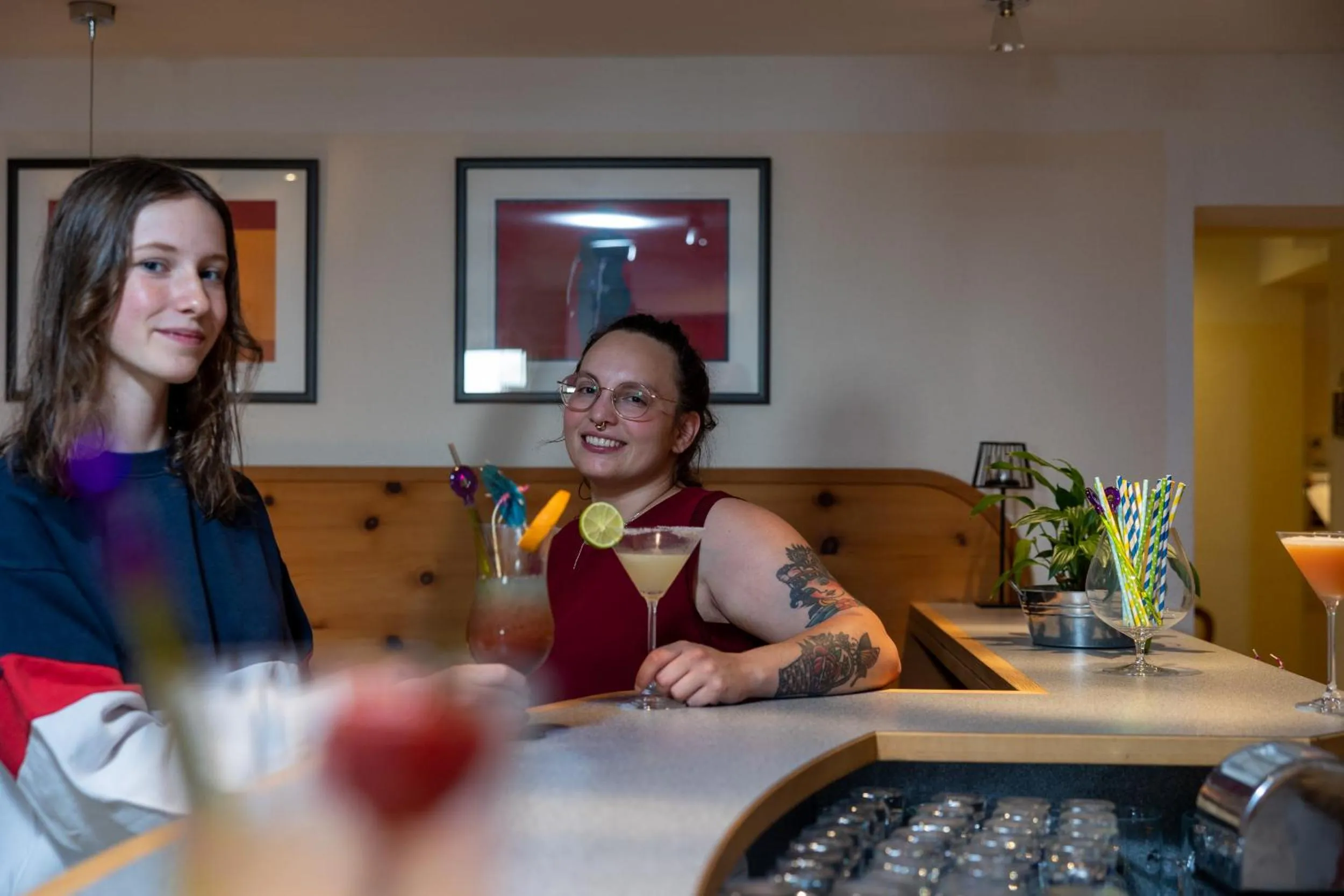 Lounge or bar in Familien und Naturhotel Darrehof