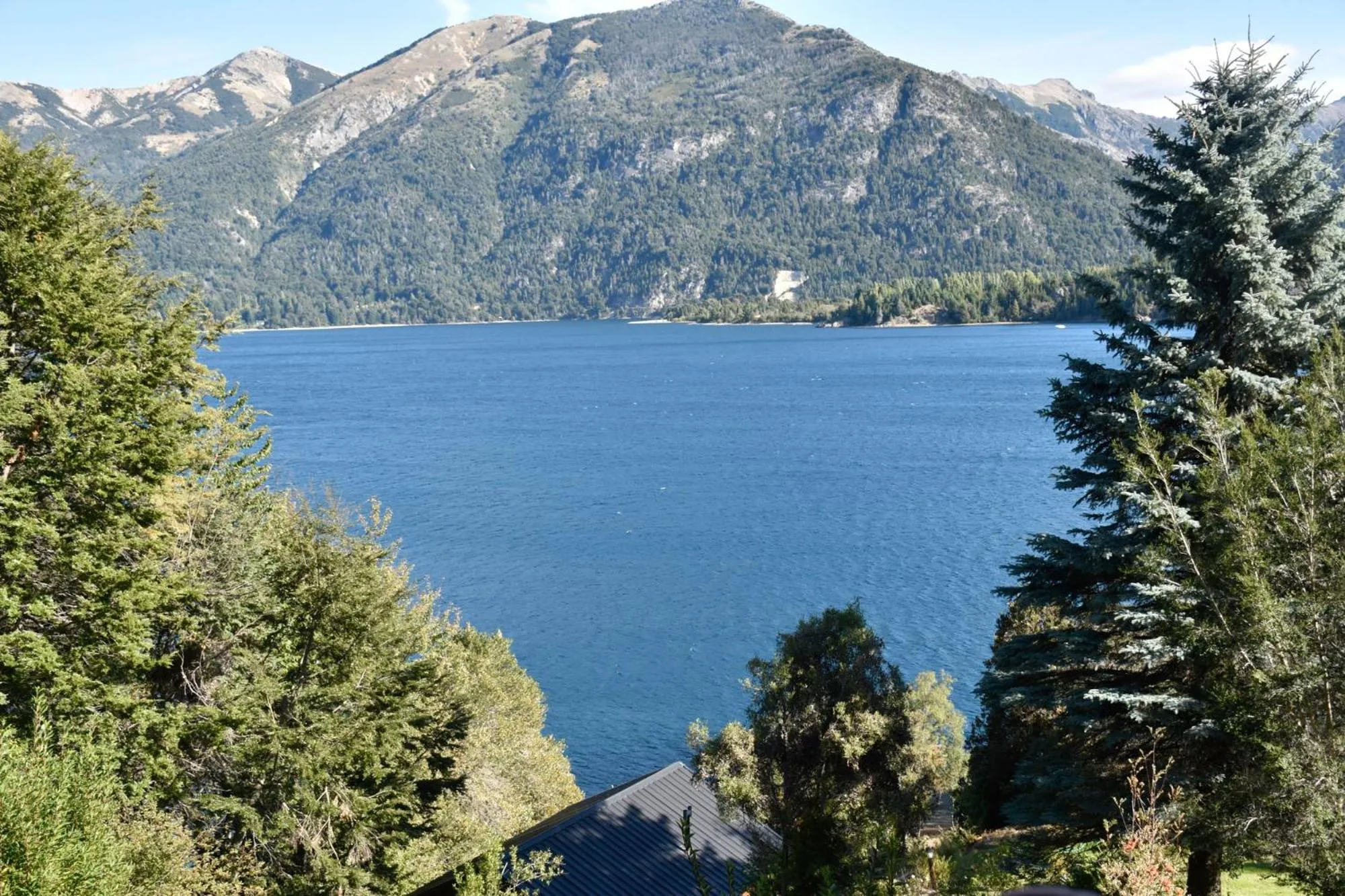 Lake view in Cabañas Villa Pañil