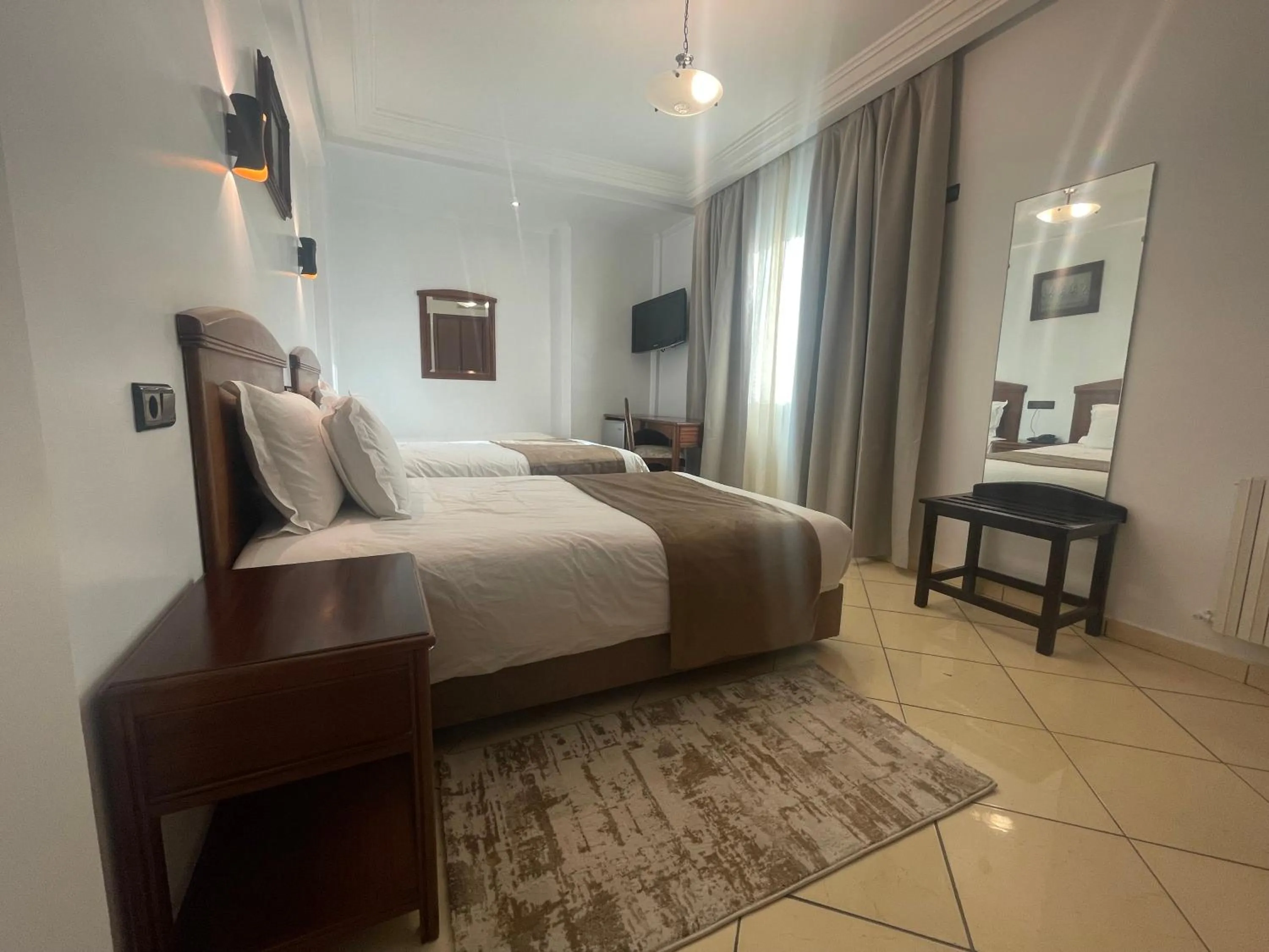 Bed in Hôtel Amouday