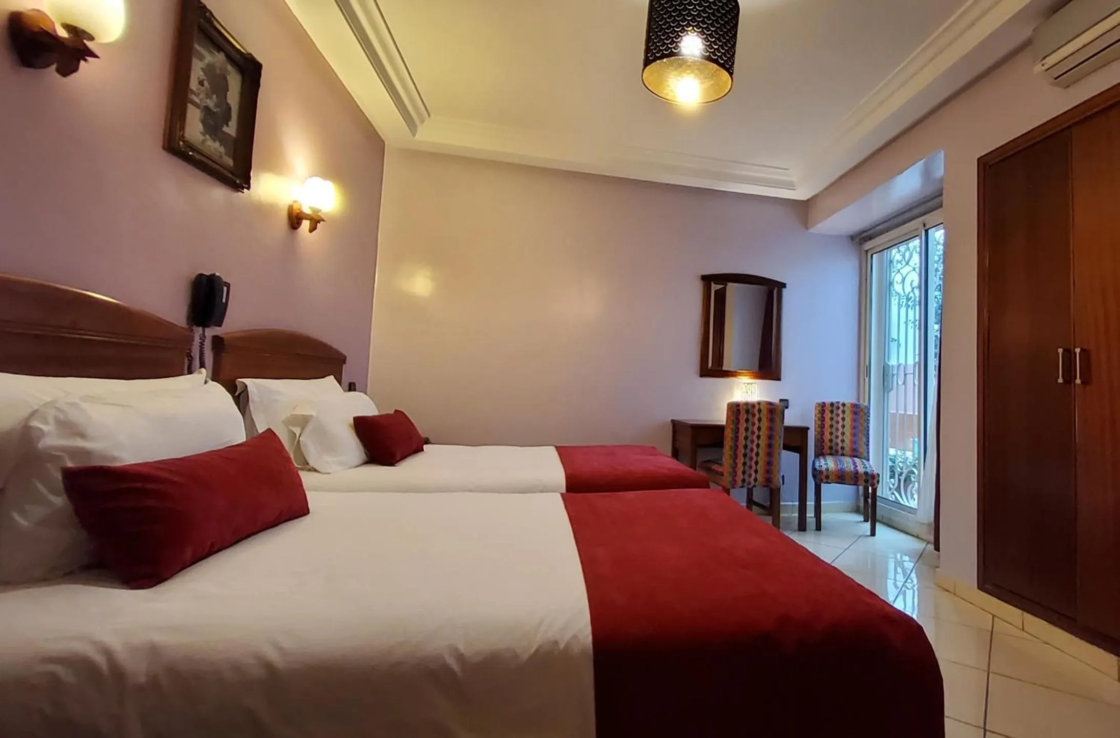 Bed in Hôtel Amouday