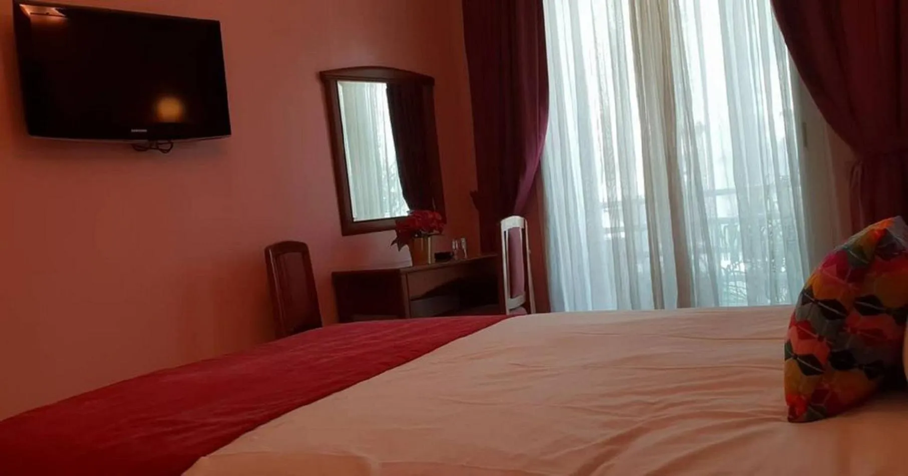 Bed in Hôtel Amouday