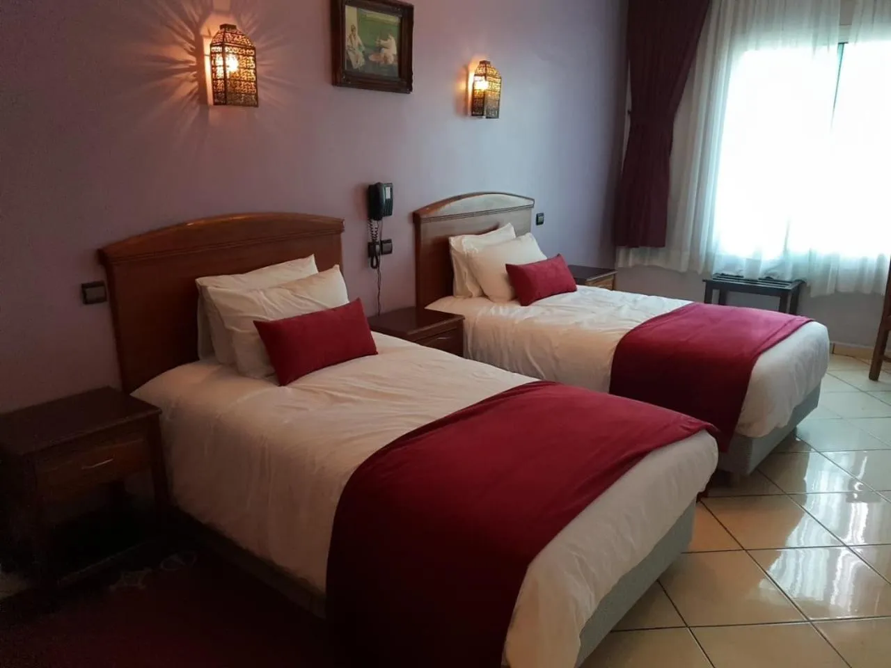 Bed in Hôtel Amouday