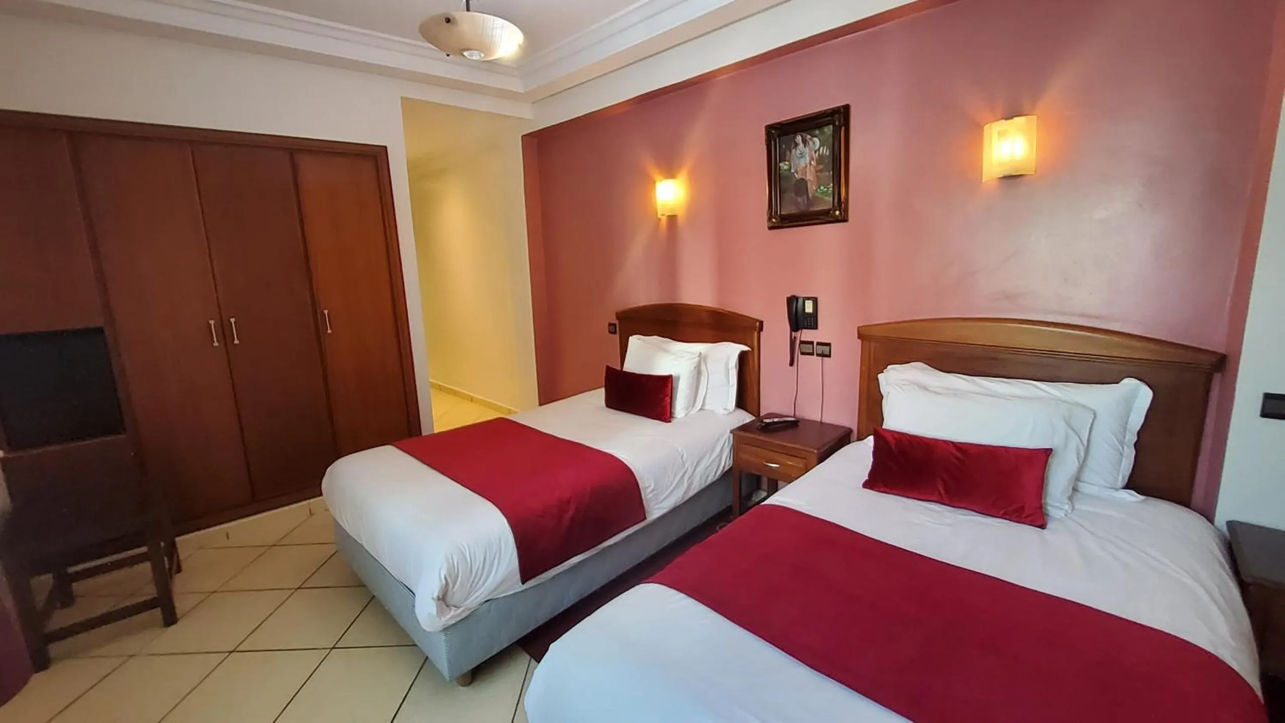 Bed in Hôtel Amouday