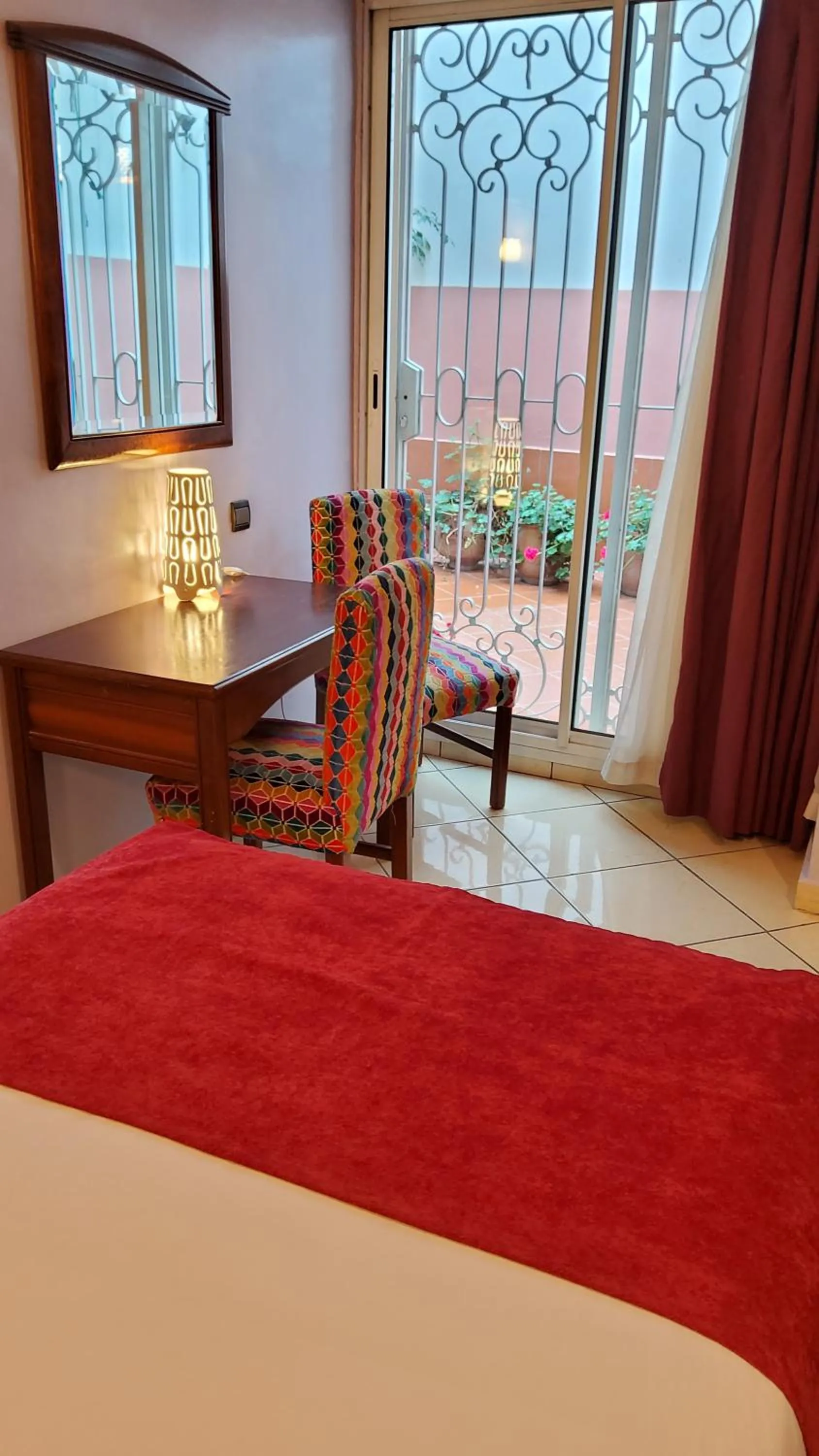 Bed in Hôtel Amouday