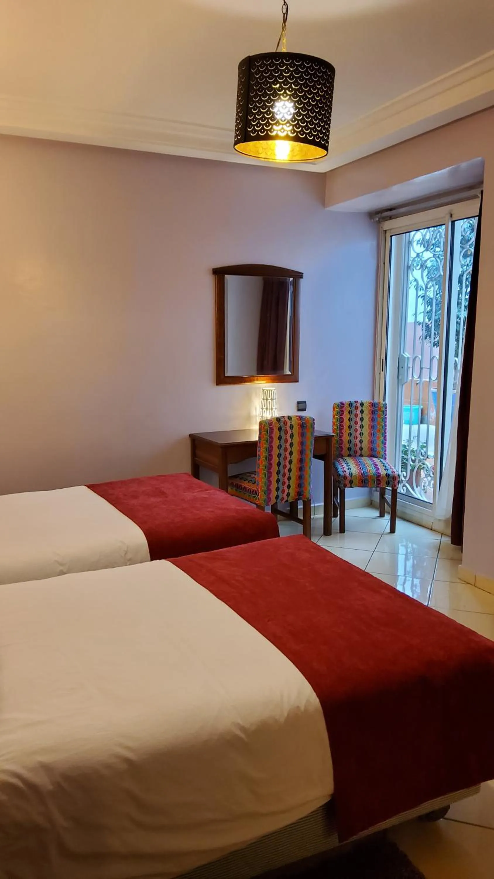 Bed in Hôtel Amouday