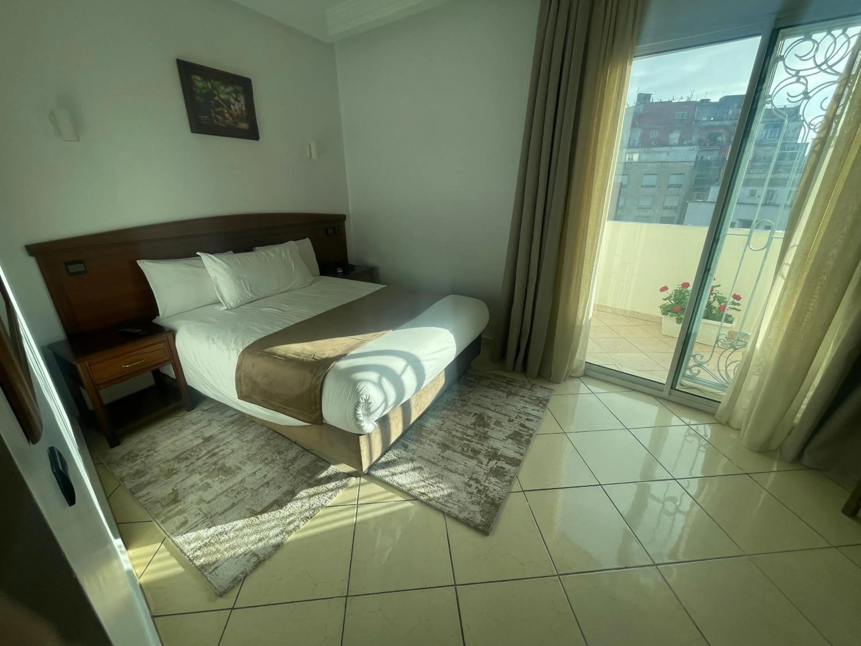 Bed in Hôtel Amouday