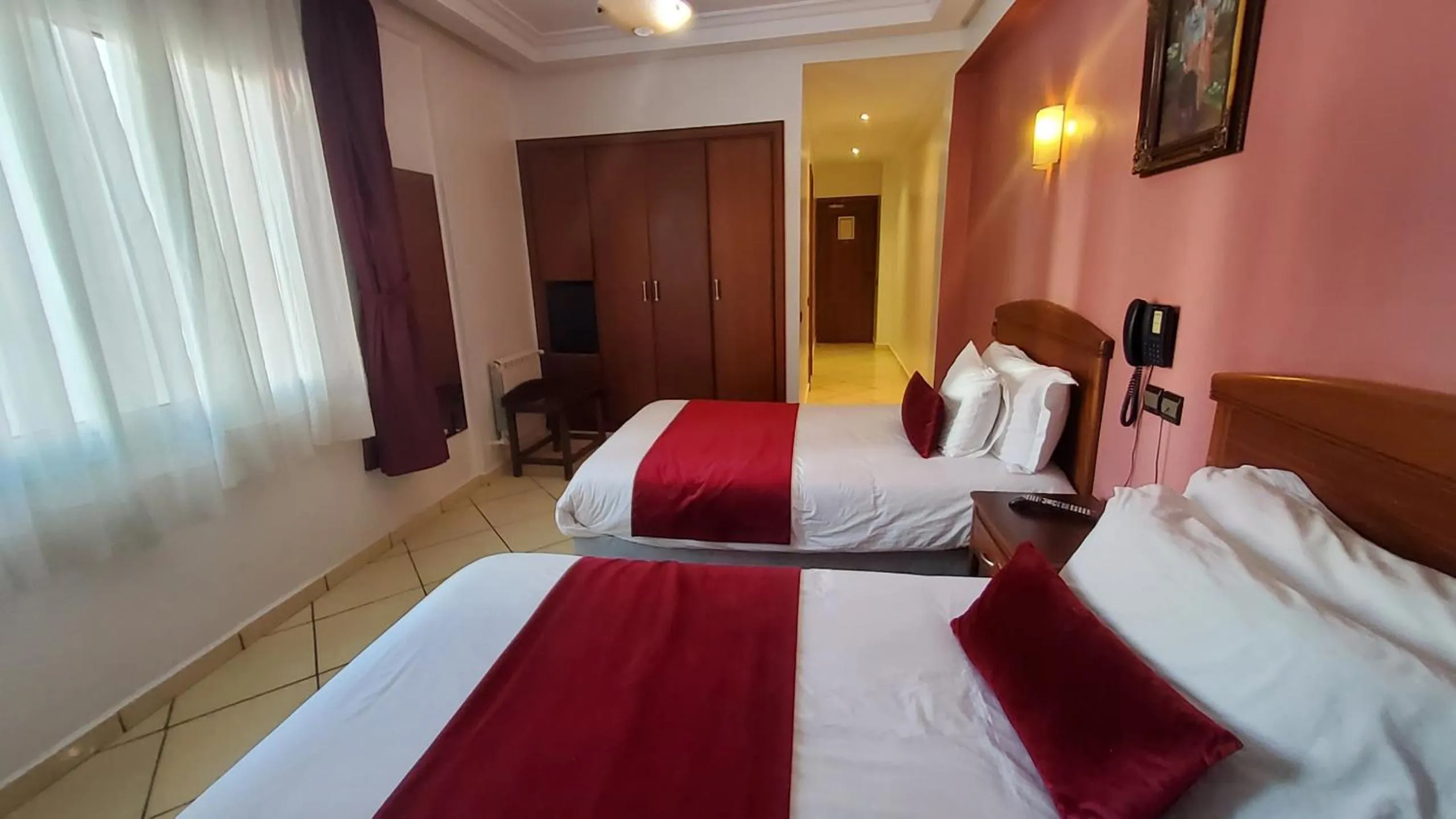 Bed in Hôtel Amouday