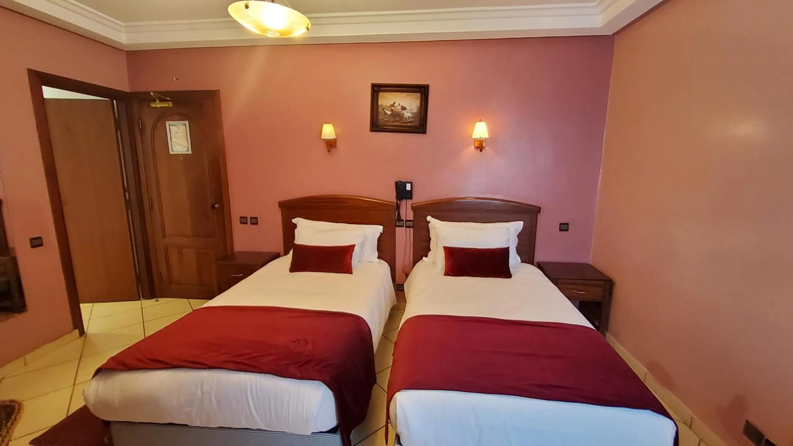 Bed in Hôtel Amouday