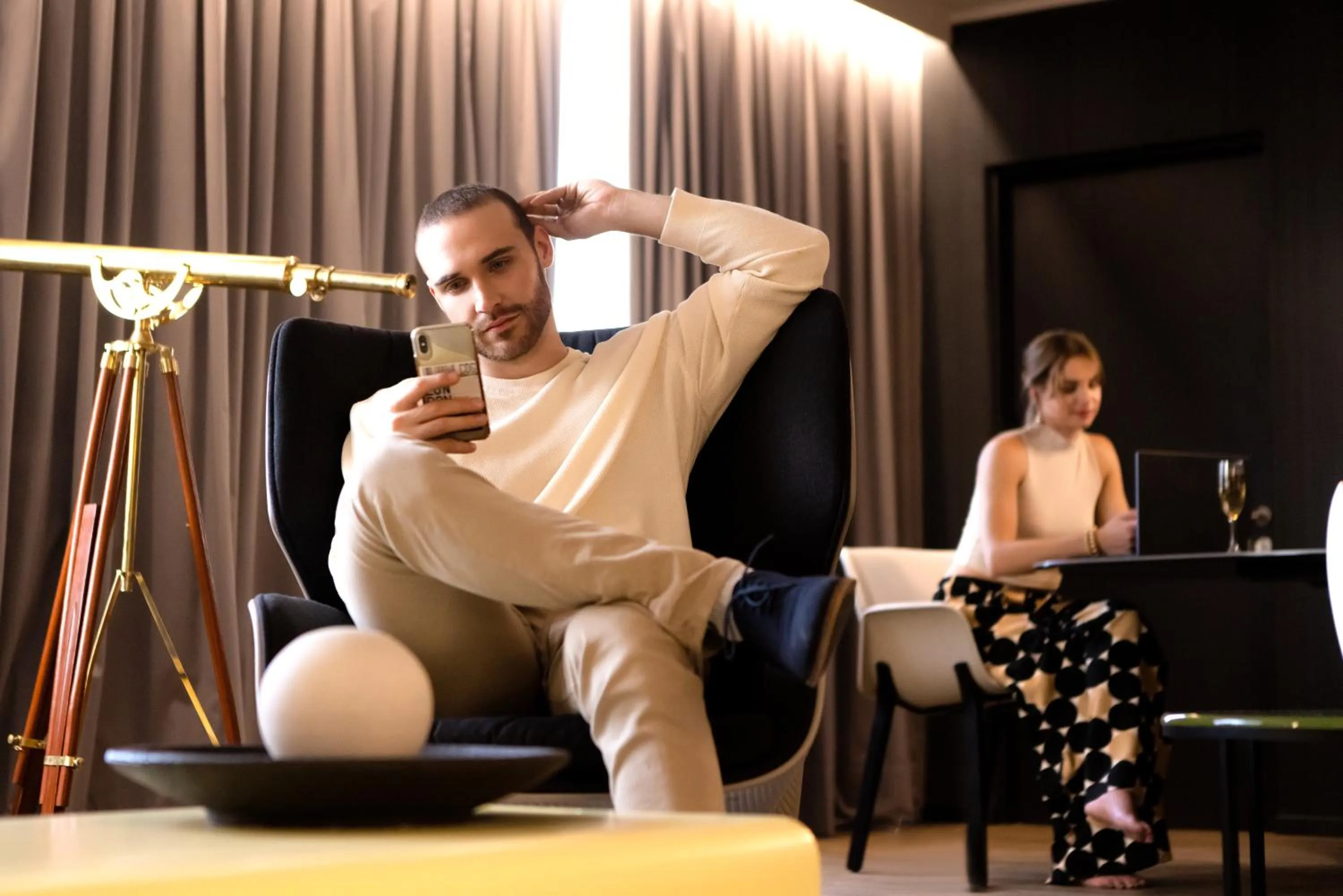 Living room in Pullman Santiago El Bosque