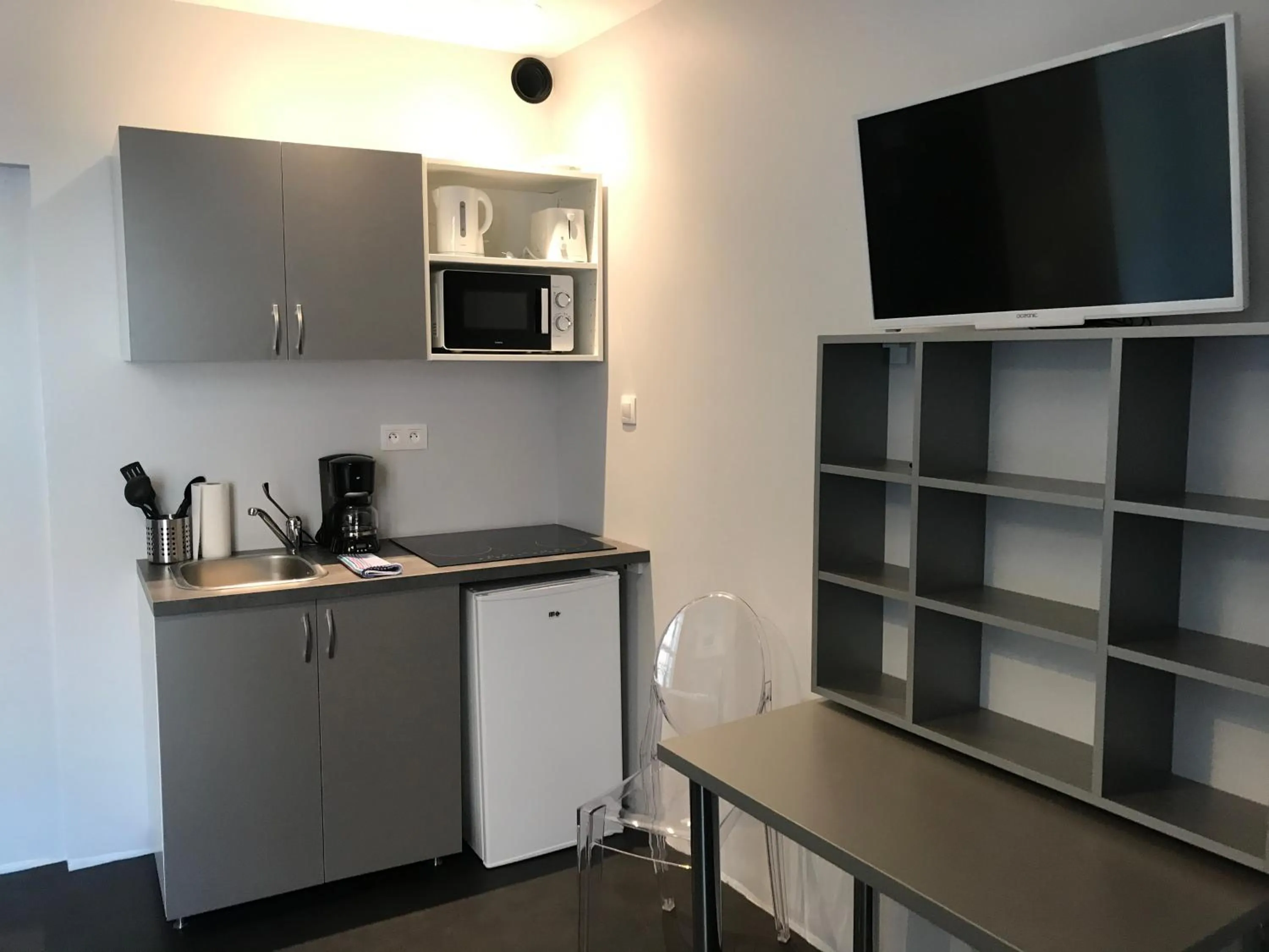 Kitchen or kitchenette in SmartAppart Troyes