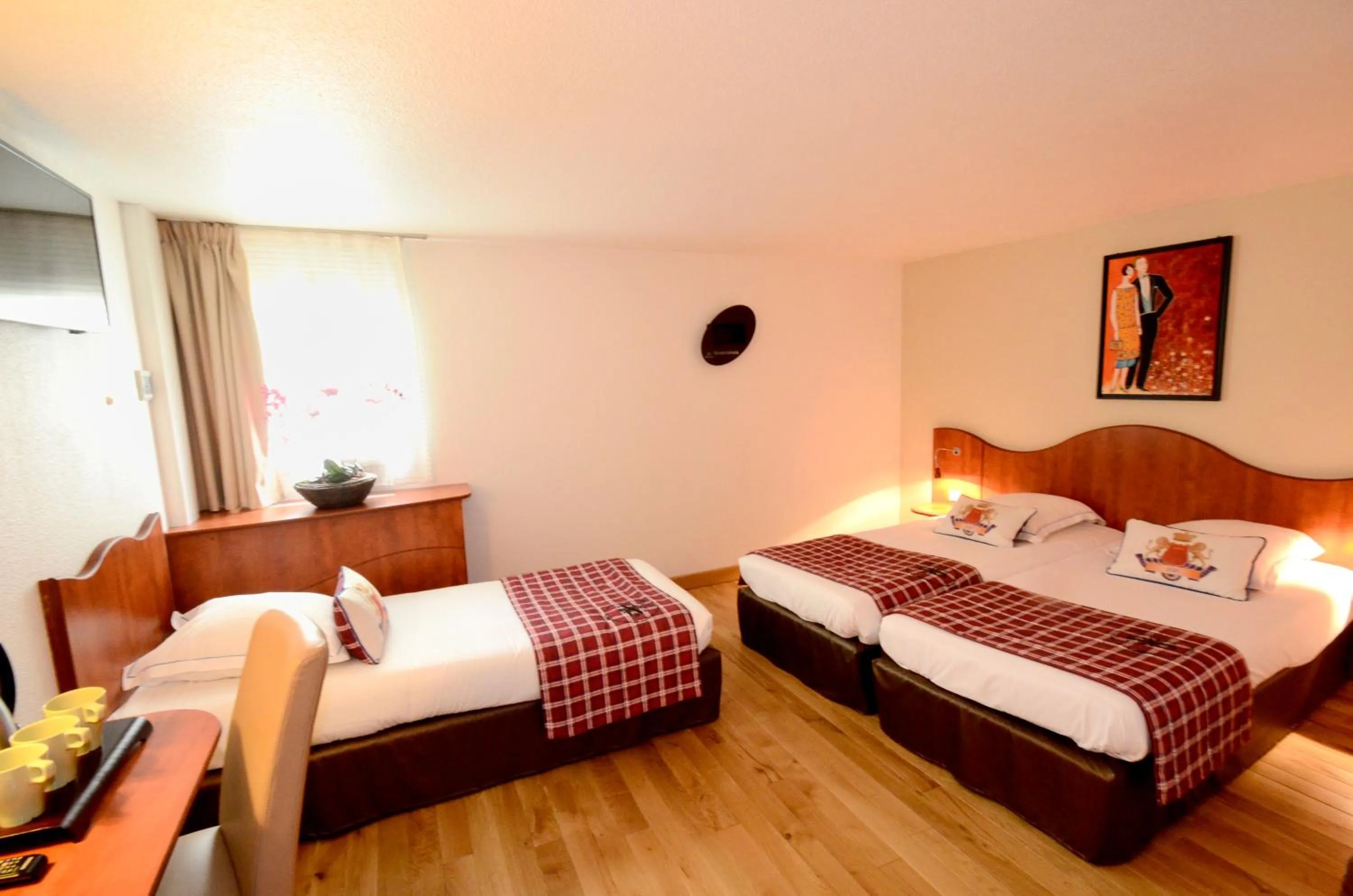 Bed in Greenhotels Roissy Parc des Expositions