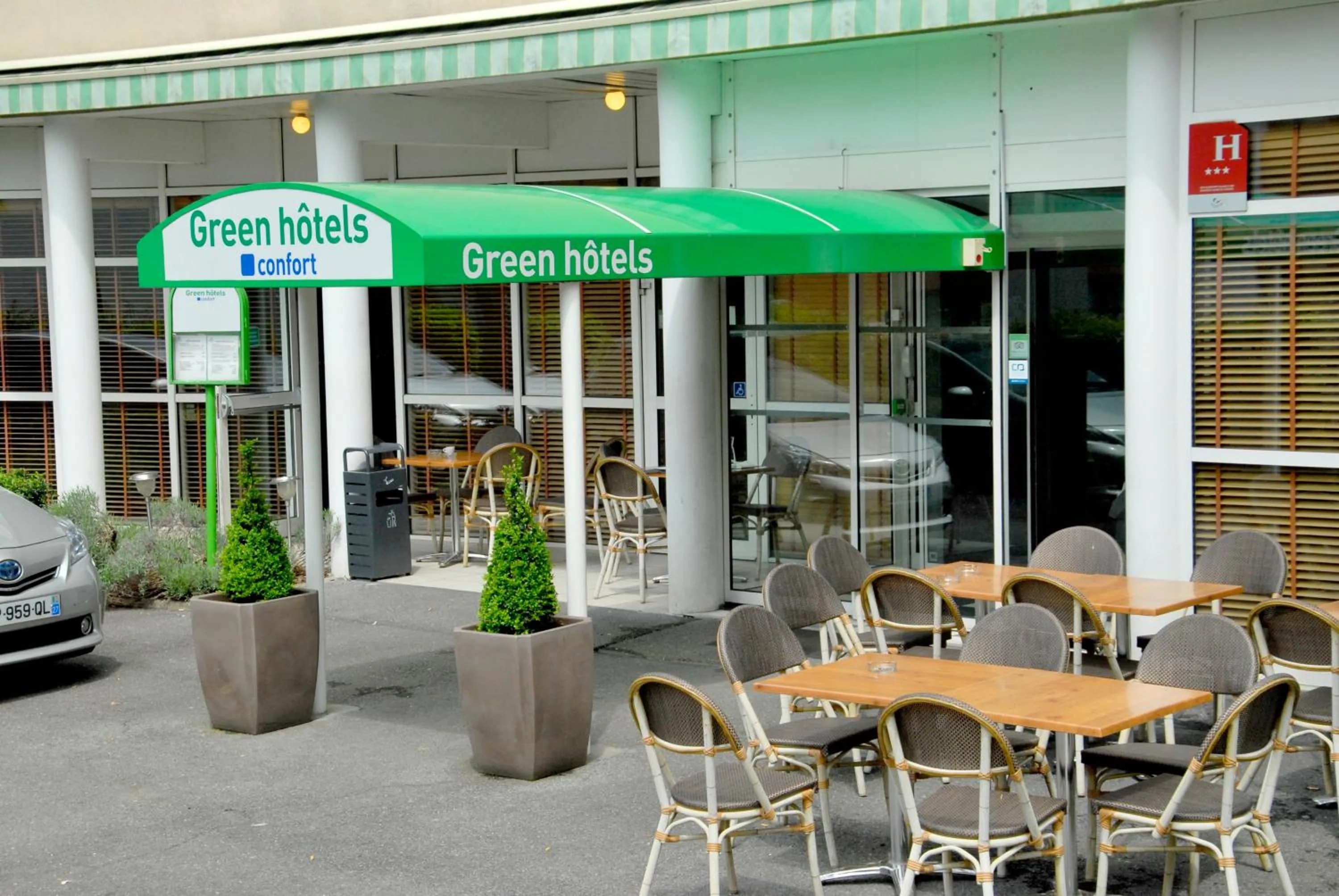 Balcony/Terrace in Greenhotels Roissy Parc des Expositions