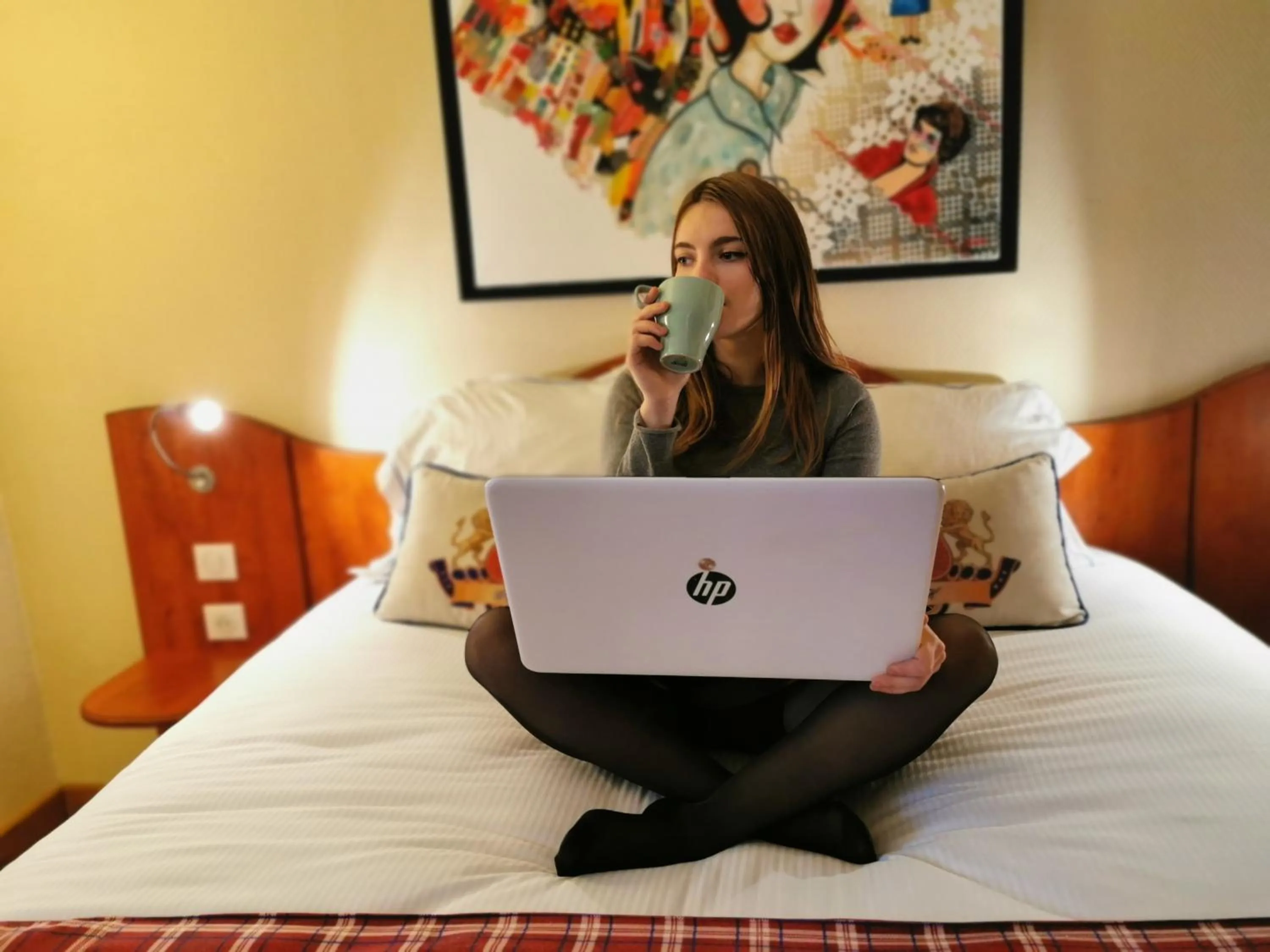 Bedroom, Bed in Greenhotels Roissy Parc des Expositions