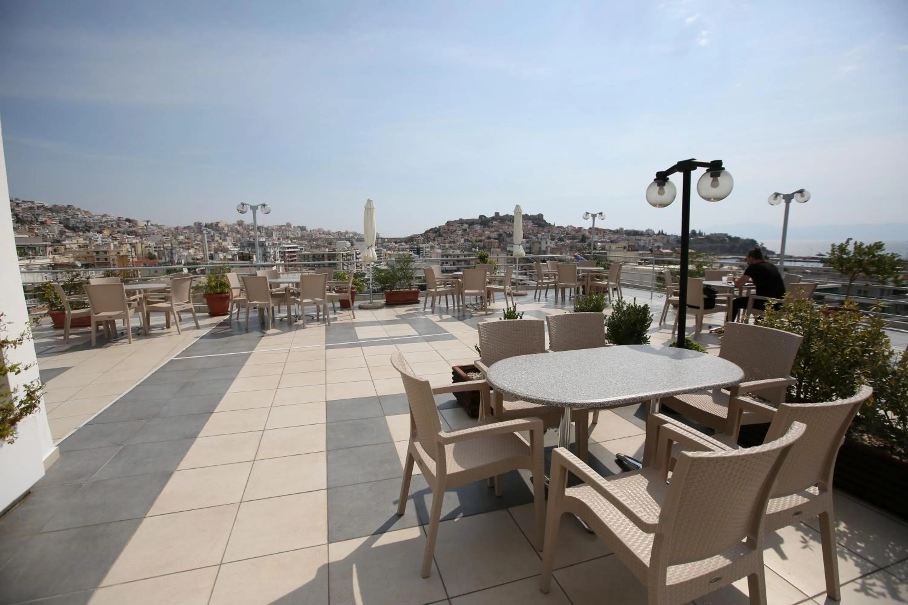 City view in Oceanis Hotel