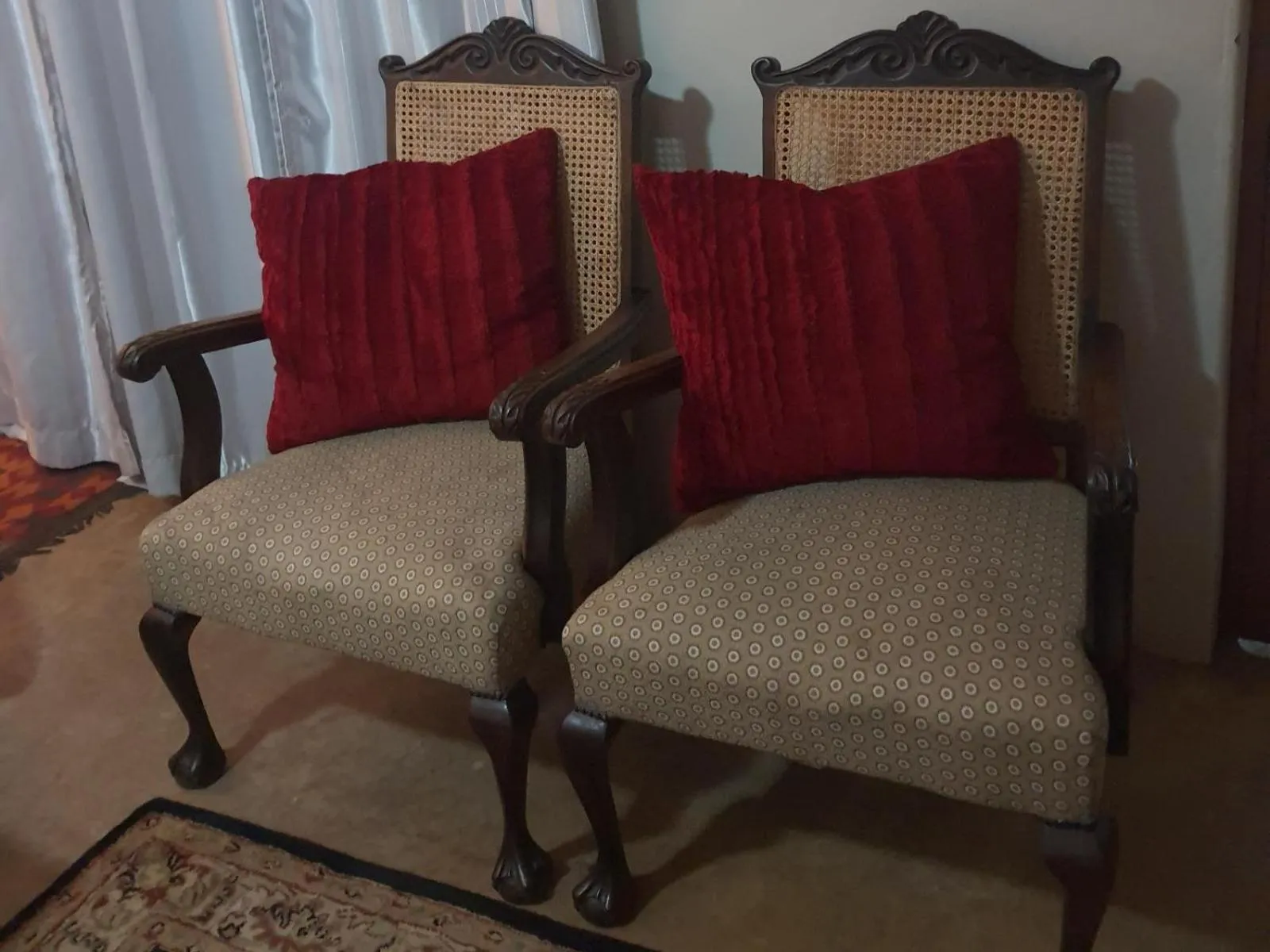 Seating area in Gemsbok Cottage