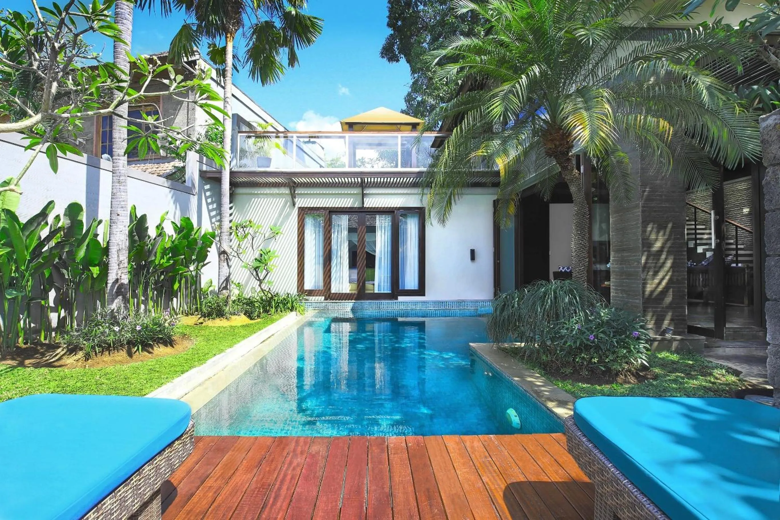 Pool view in Le Jardin Villas Seminyak
