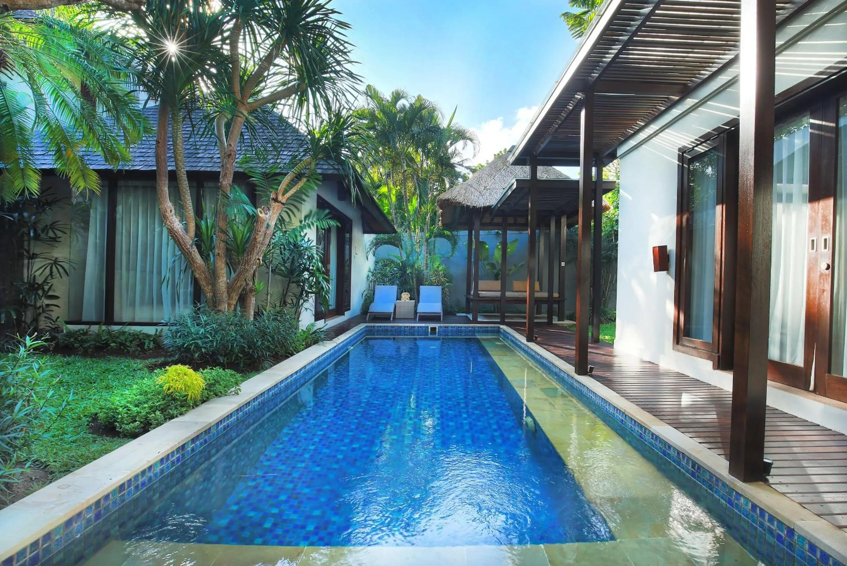 Swimming pool in Le Jardin Villas Seminyak