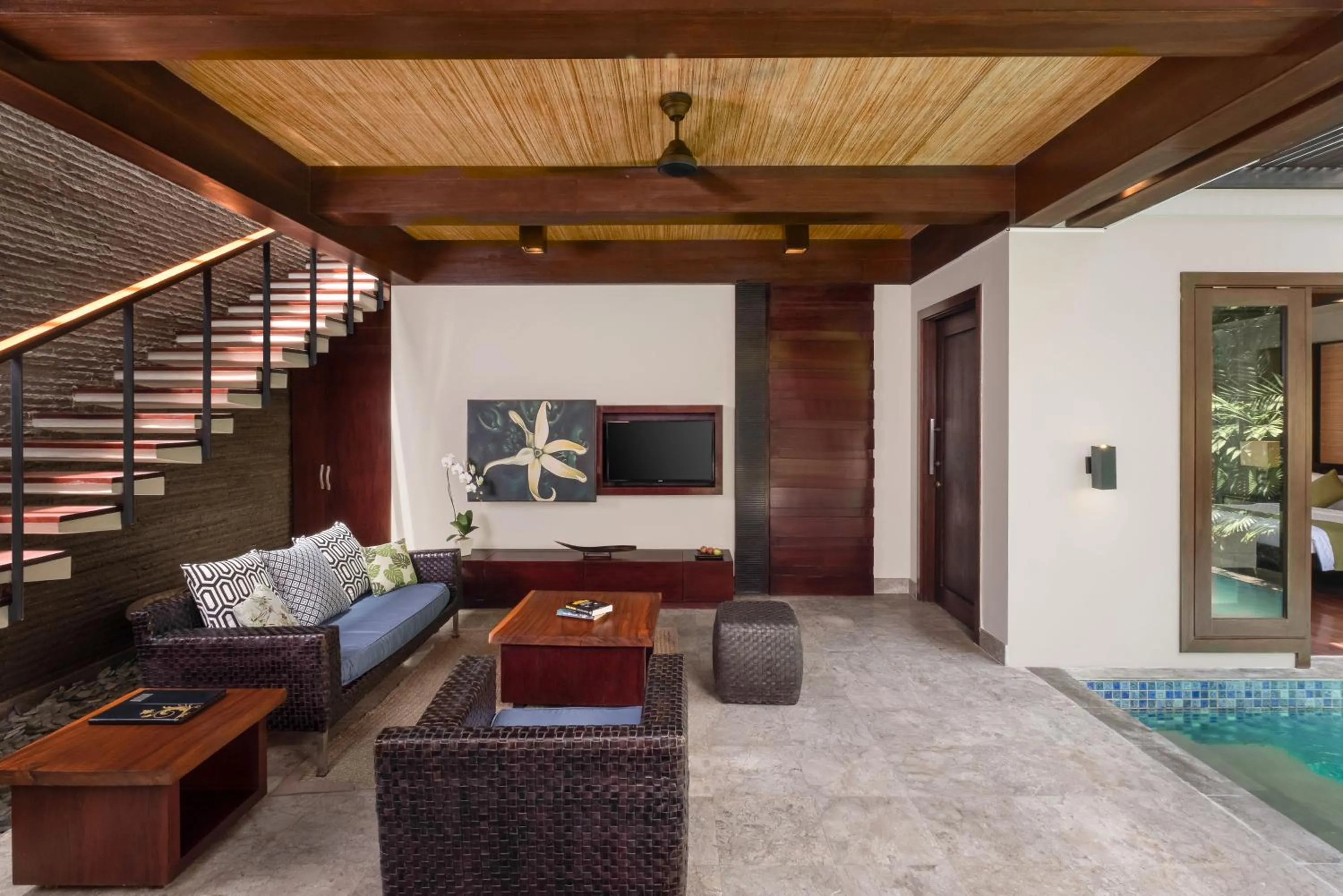 Living room in Le Jardin Villas Seminyak