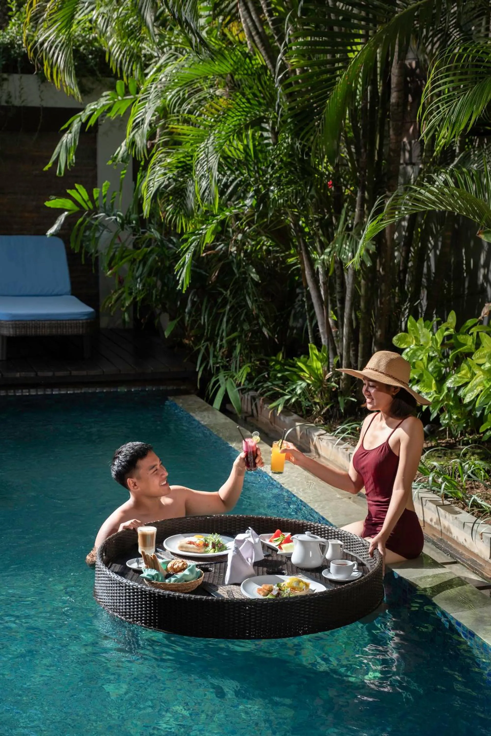Swimming pool in Le Jardin Villas Seminyak