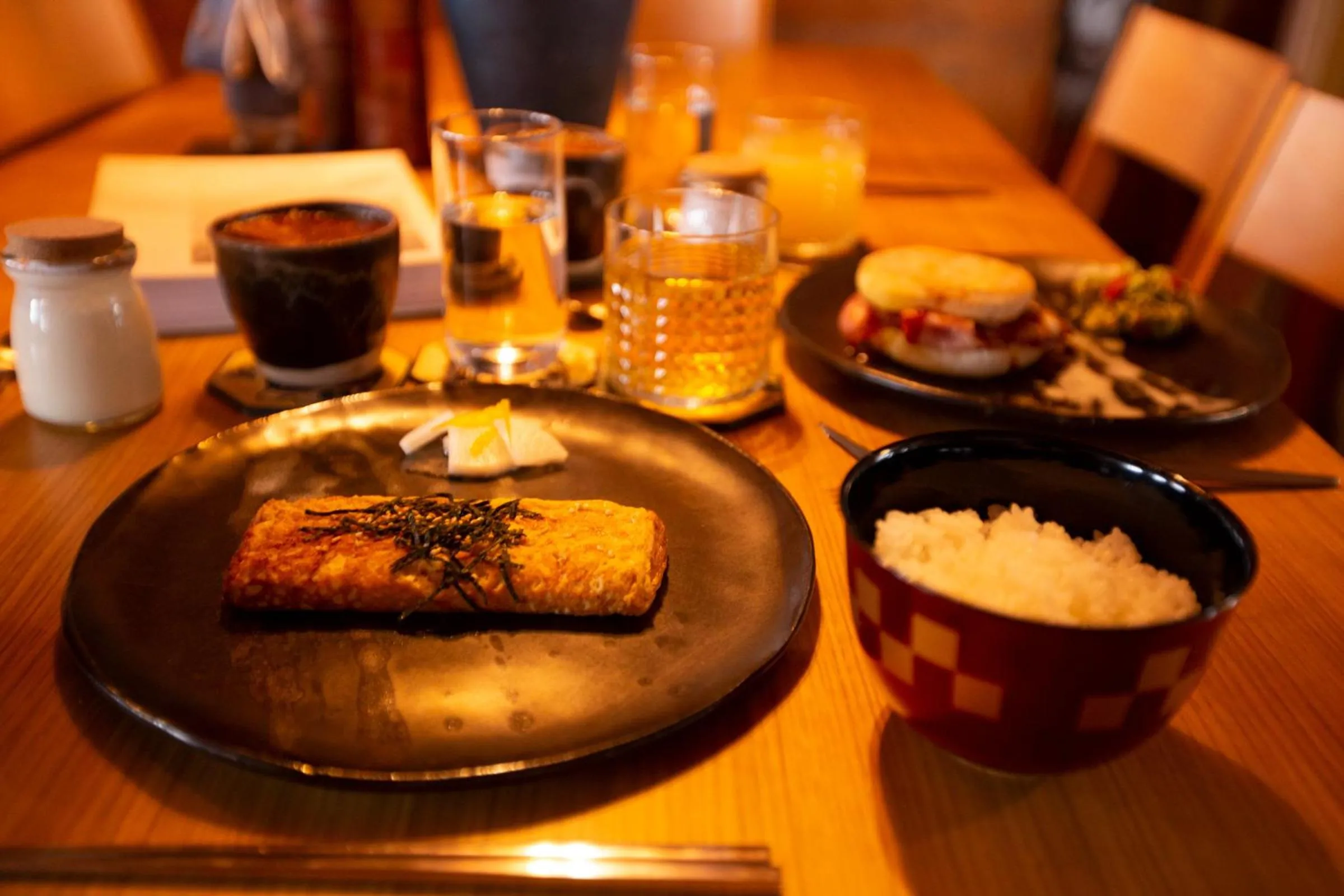 Food close-up in Snowball Chalet at Madarao Mountain