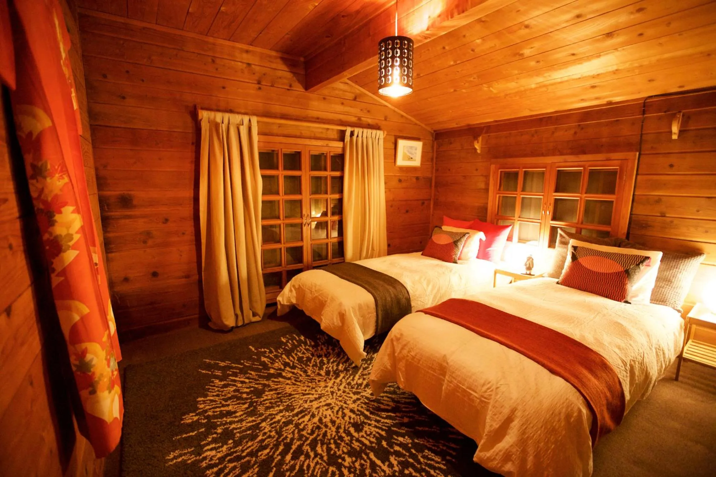 Bed in Snowball Chalet at Madarao Mountain