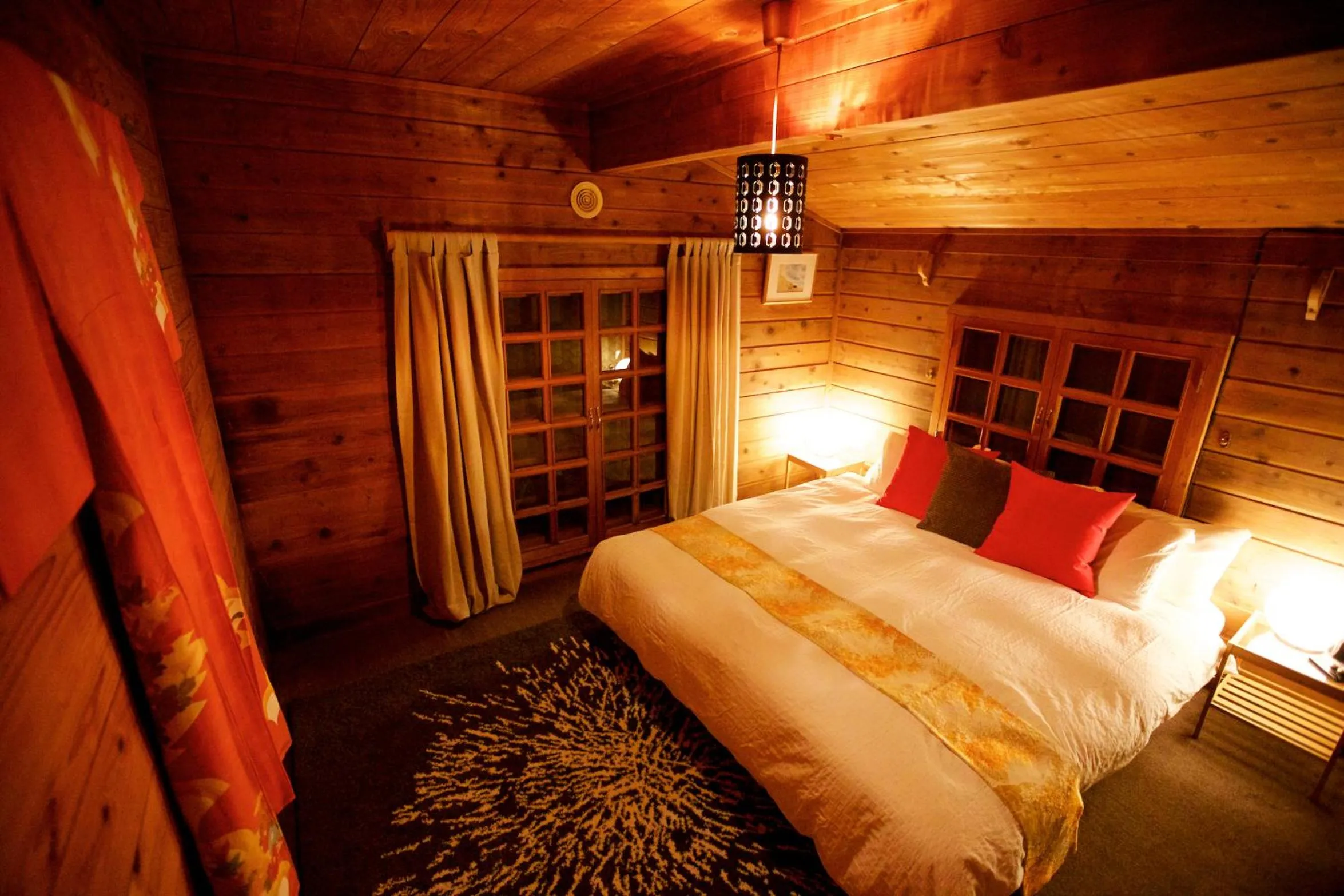 Bed in Snowball Chalet at Madarao Mountain