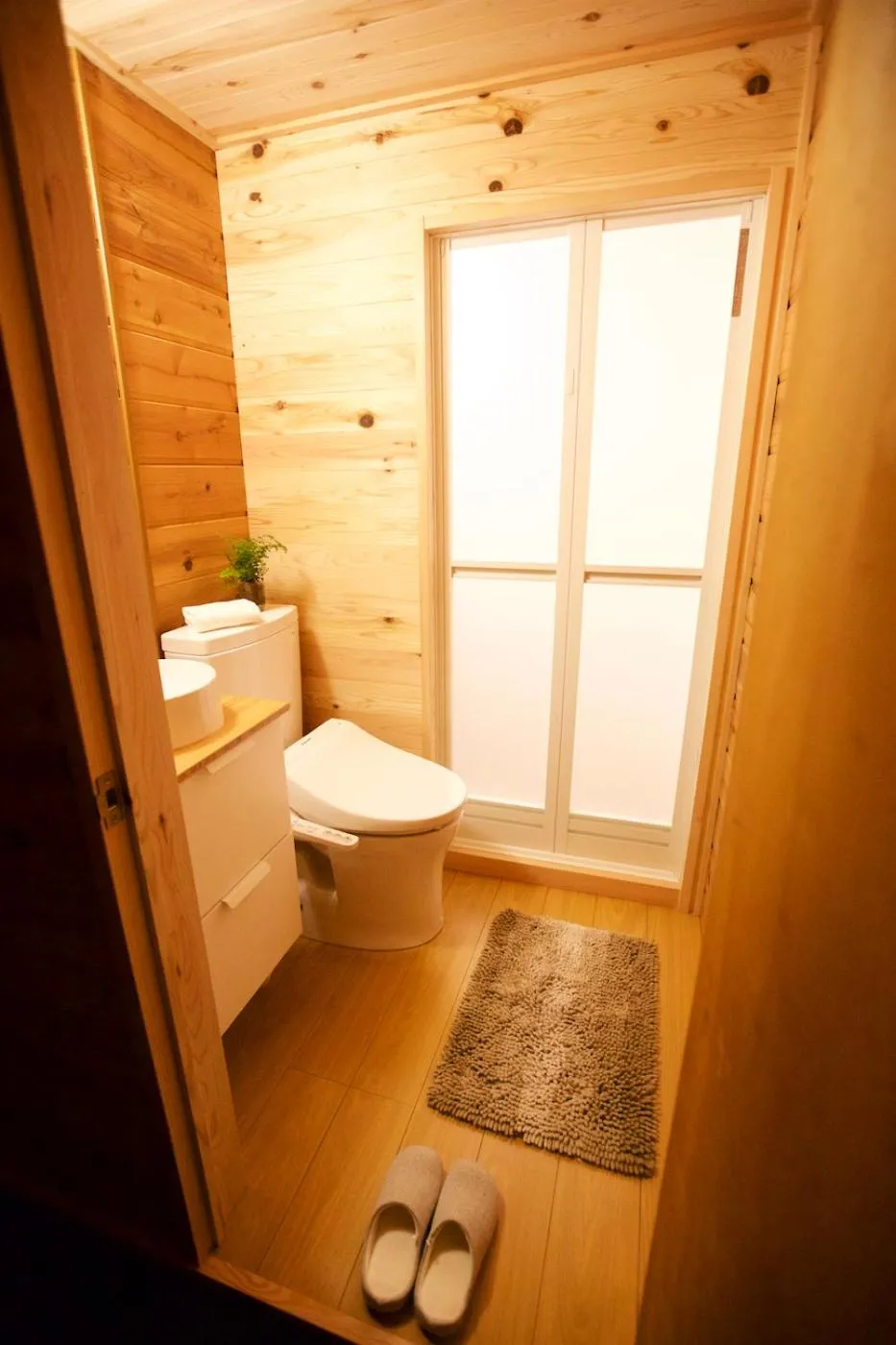 Bathroom in Snowball Chalet at Madarao Mountain