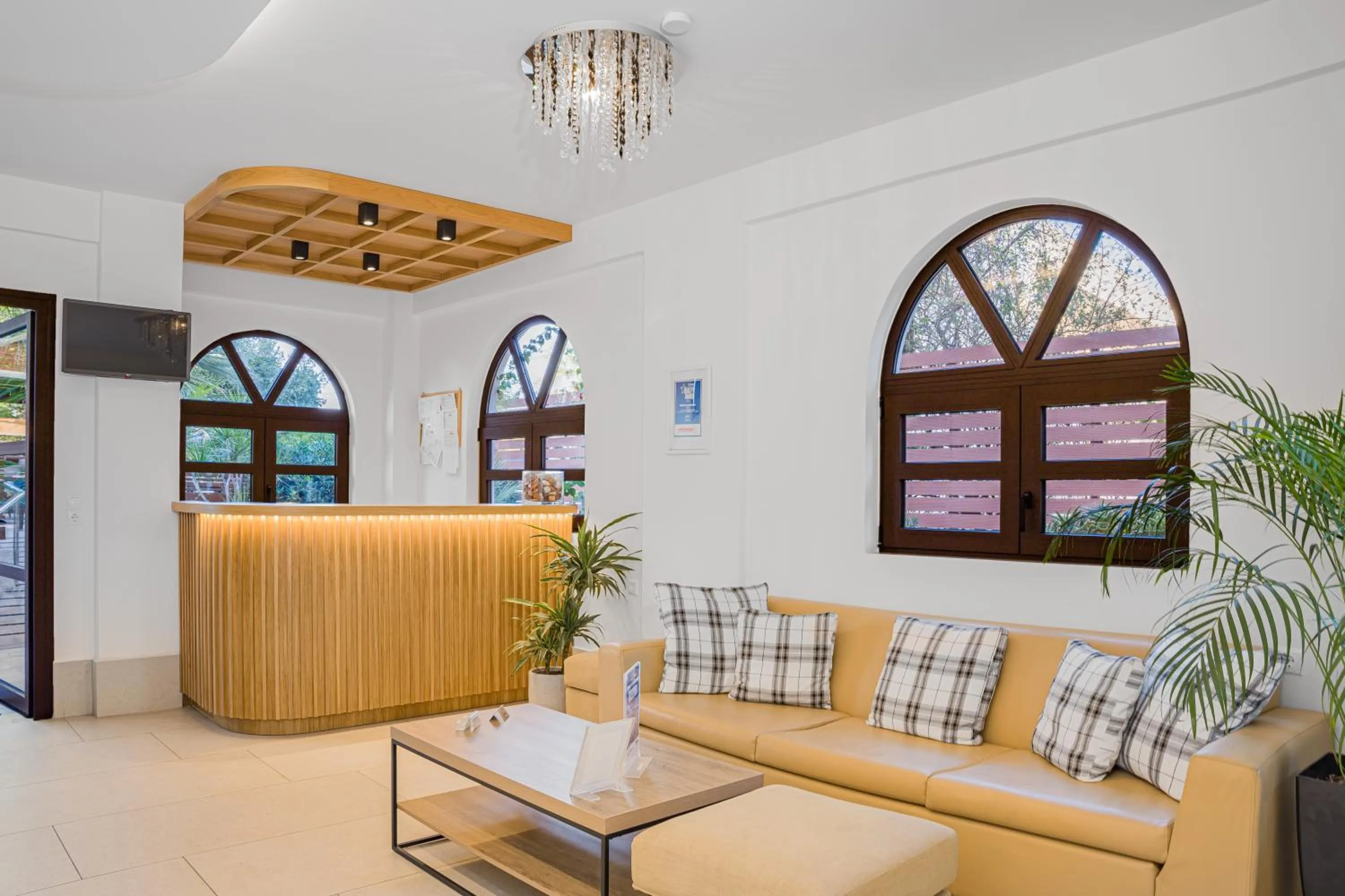 Lobby or reception in Paradise Hotel-Apartments