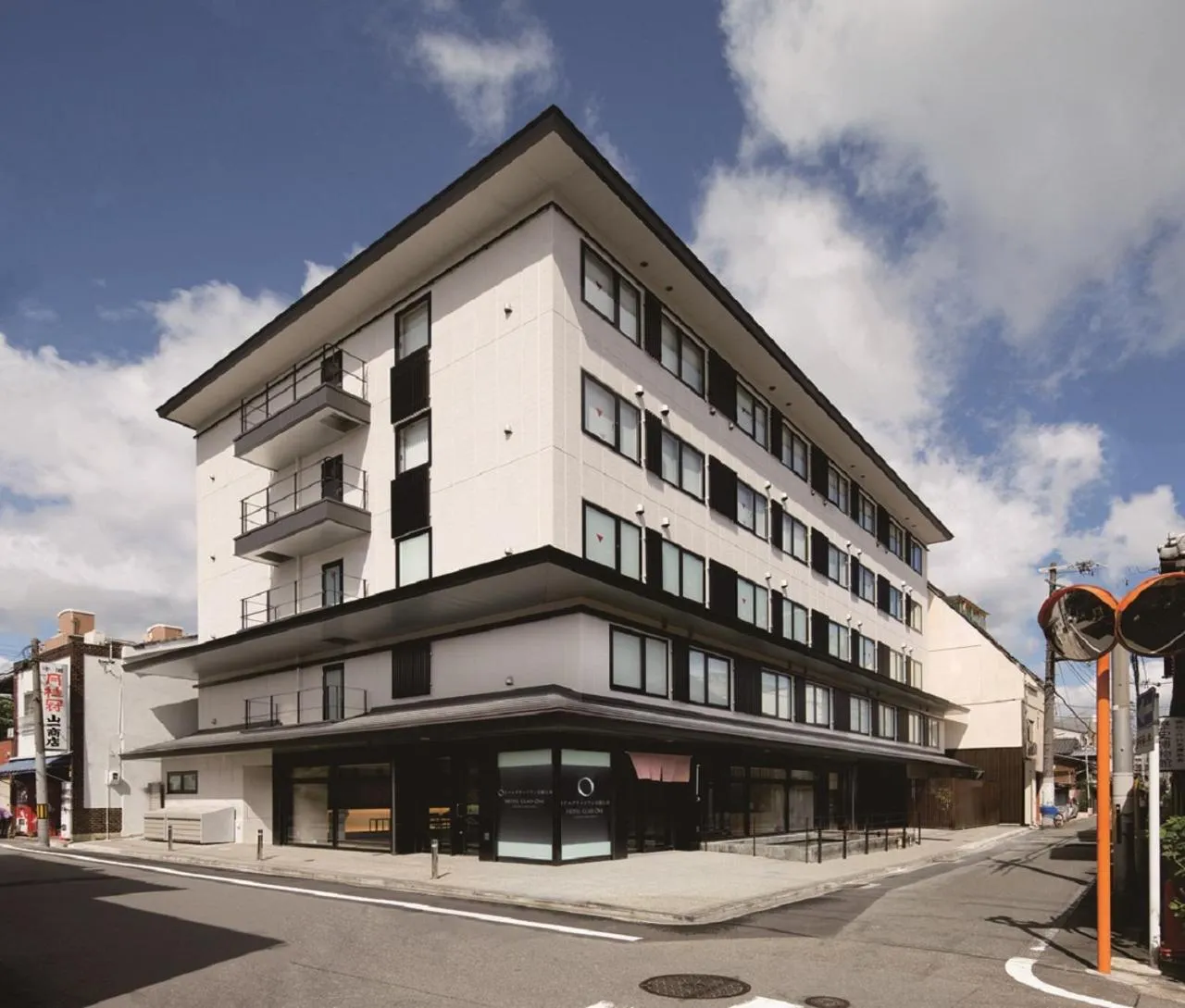 Facade/entrance in Hotel Glad One Kyoto Shichijo by M's