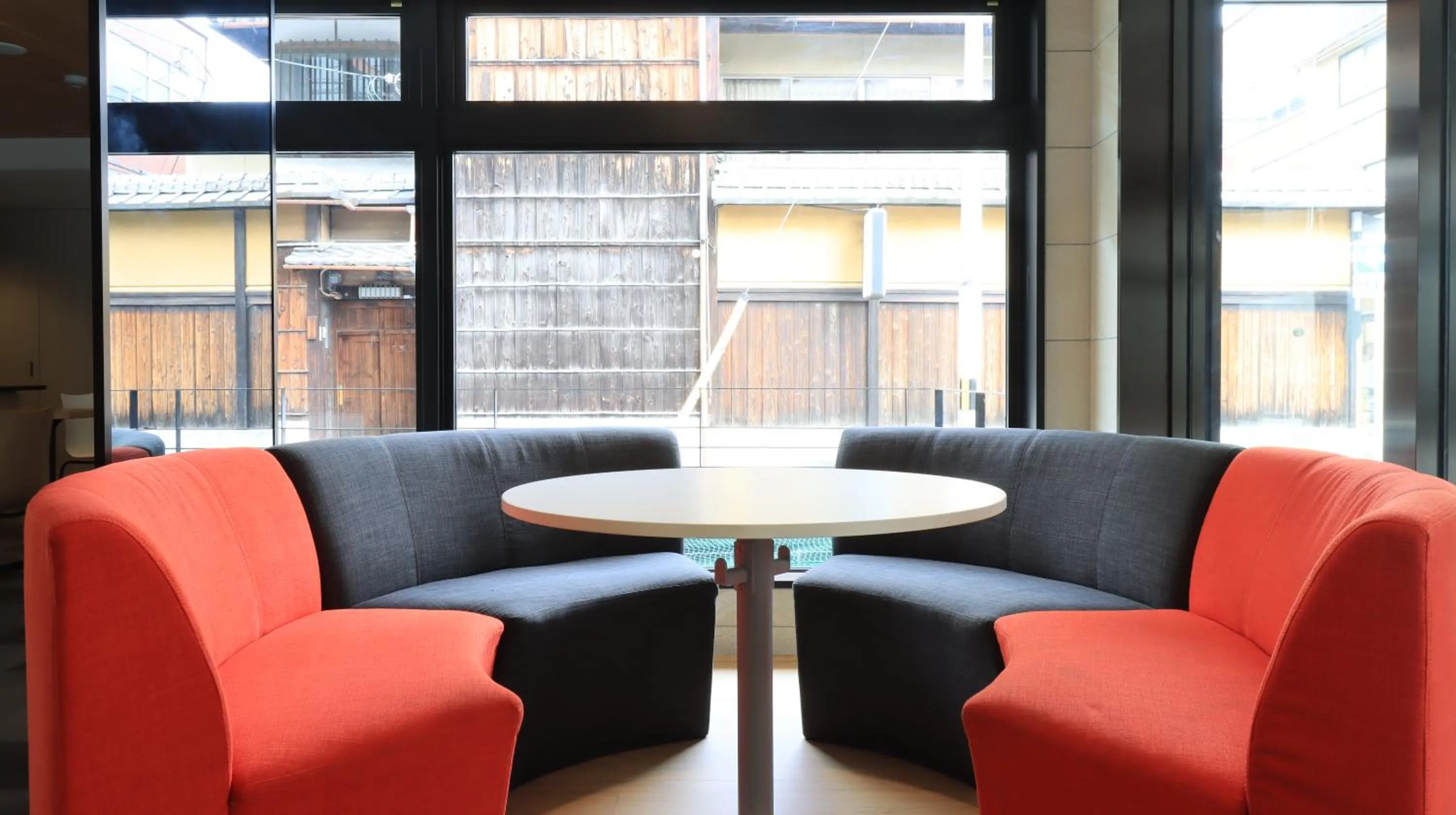 Communal lounge/ TV room in Hotel Glad One Kyoto Shichijo by M's