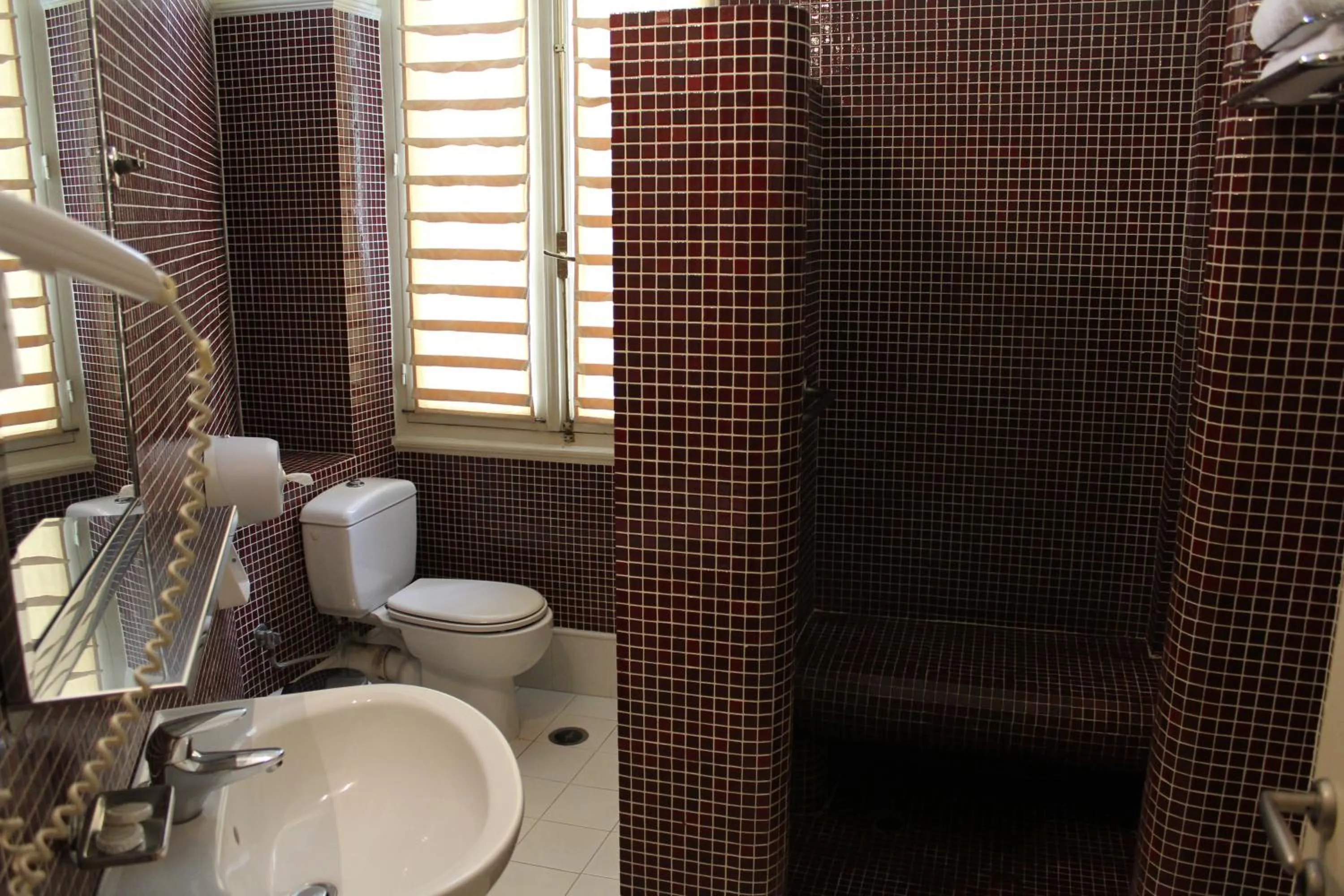 Bathroom in Exis Hotel