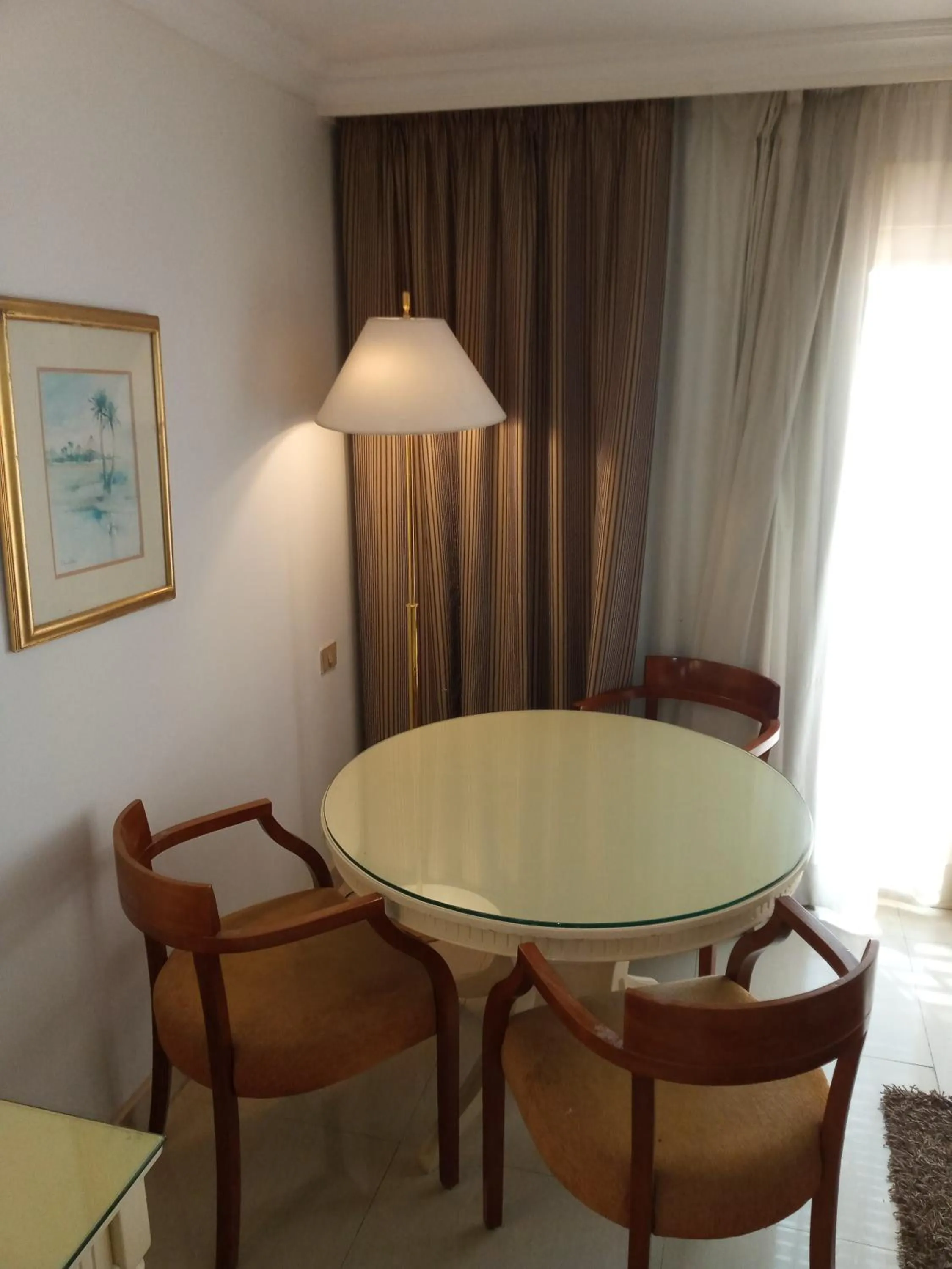 Seating area in Cairo Pyramids Hotel